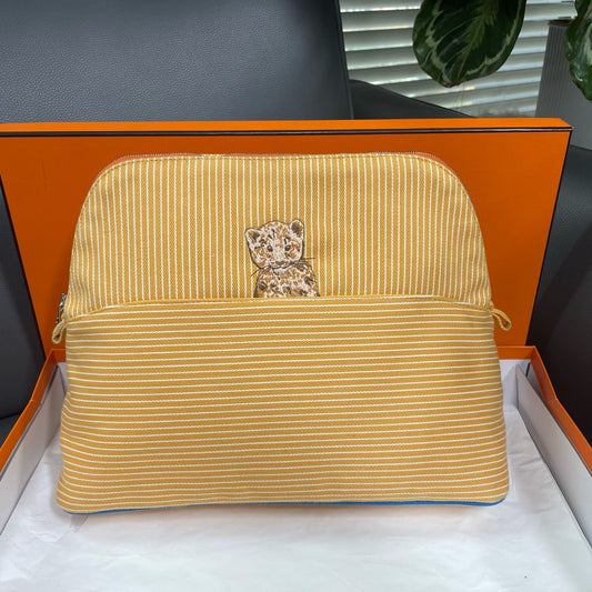 Hermès - Passe - Cotton and Canvas - Yellow - (medium)