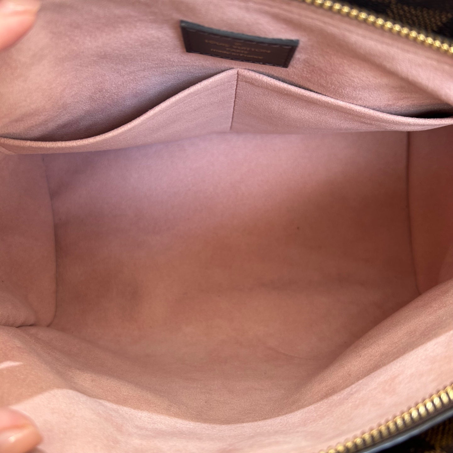 Louis Vuitton - Normandy - Damier Ebene canvas with Taurillon leather - Brown and Pink - (Medium)
