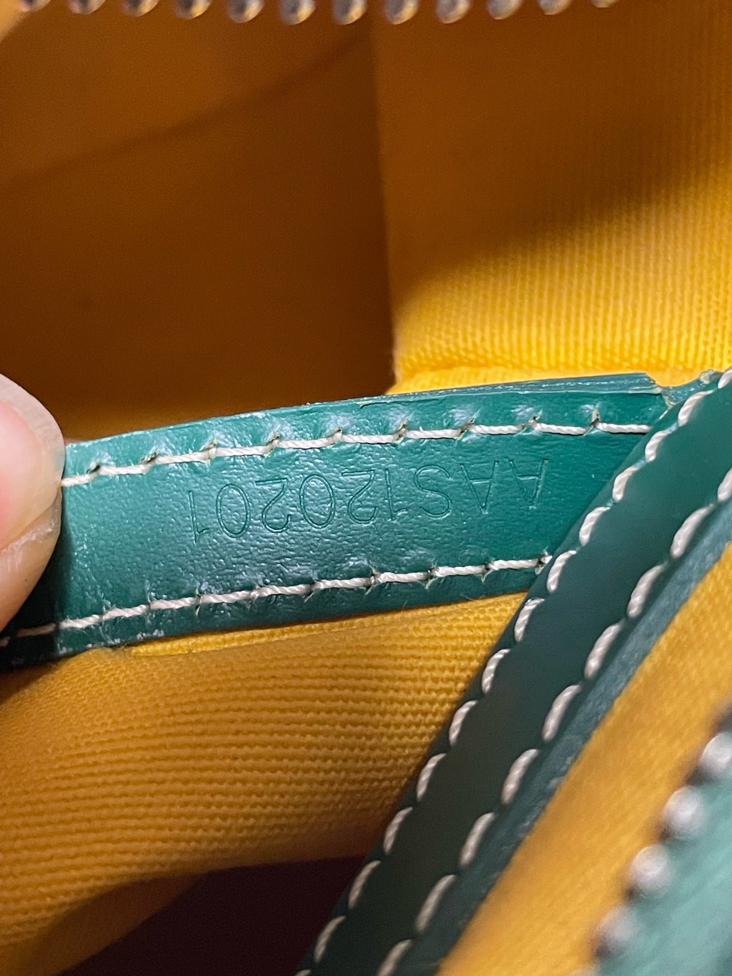 Goyard - Cap-Vert Messenger/Camera Bag - Goyardine canvas and Leather - Green - (small)