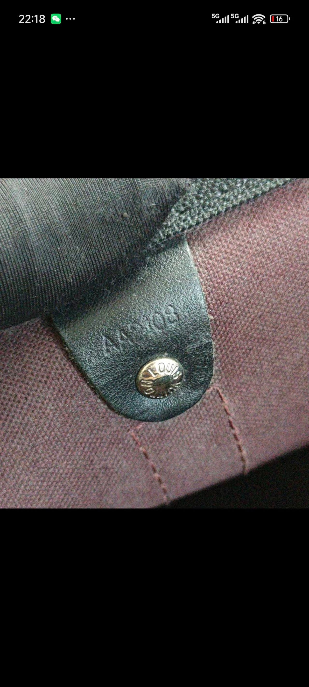 Louis Vuitton - Keepall 45 - Monogram coated canvas with black leather trim - Brown - (large)