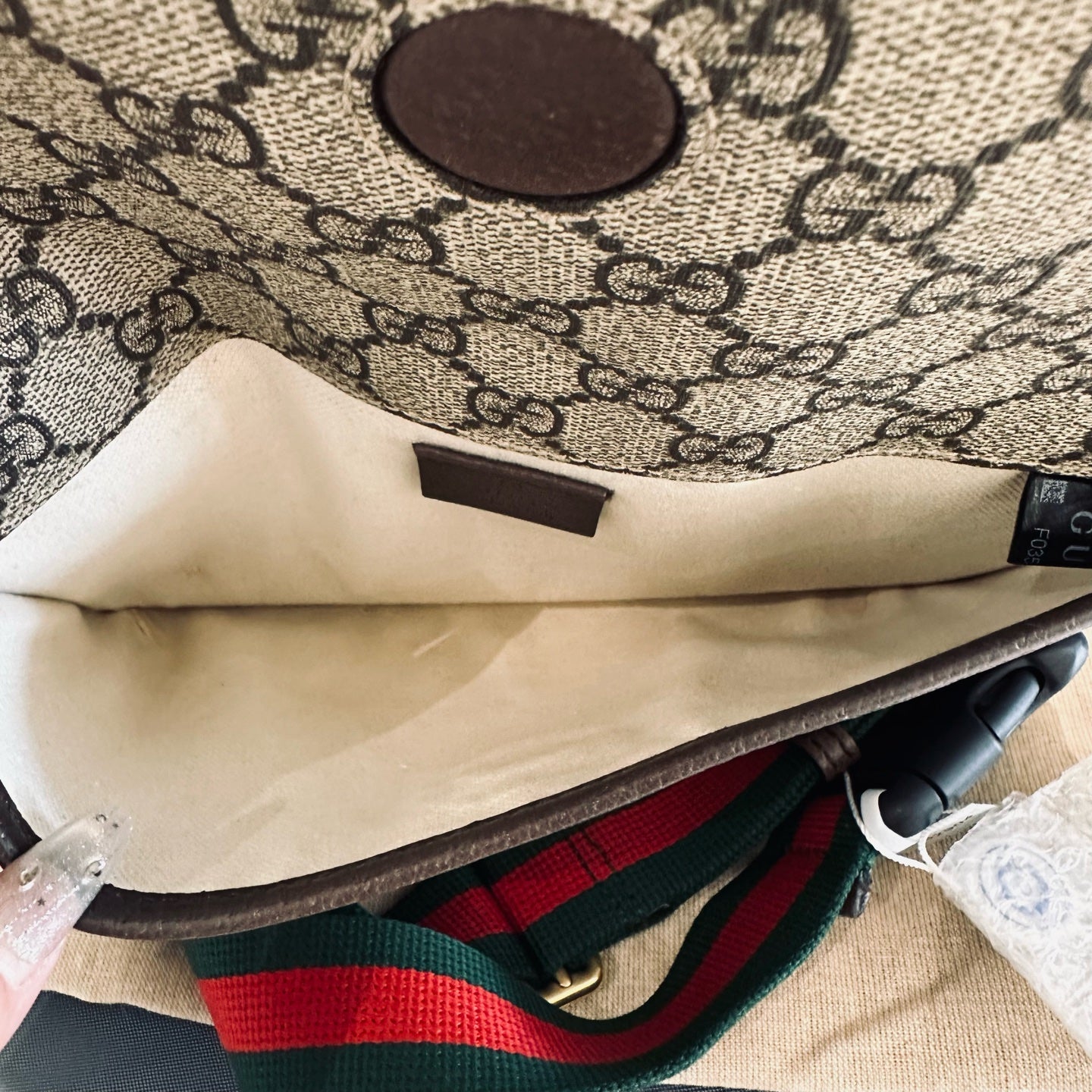 Gucci - Neo Vintage GG Supreme Belt Bag with Tiger Head - Coated canvas with leather trim - Beige - (medium)