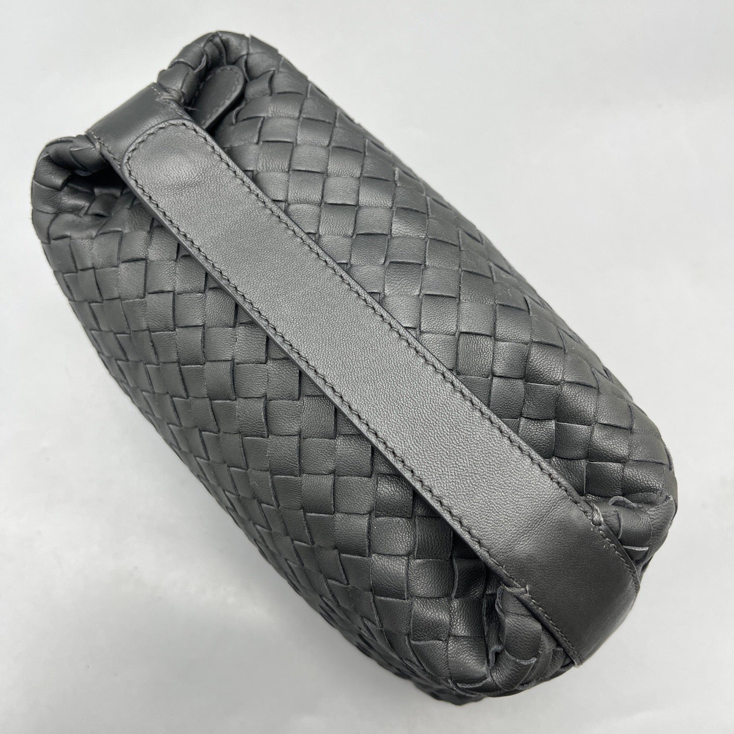 Bottega Veneta - Intrecciato Lunchbox Bag - Leather - Black - (mini)