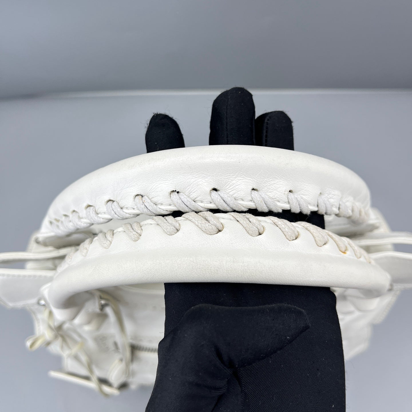 Balenciaga - Motorcycle Bag - Lambskin leather - White - (Large)