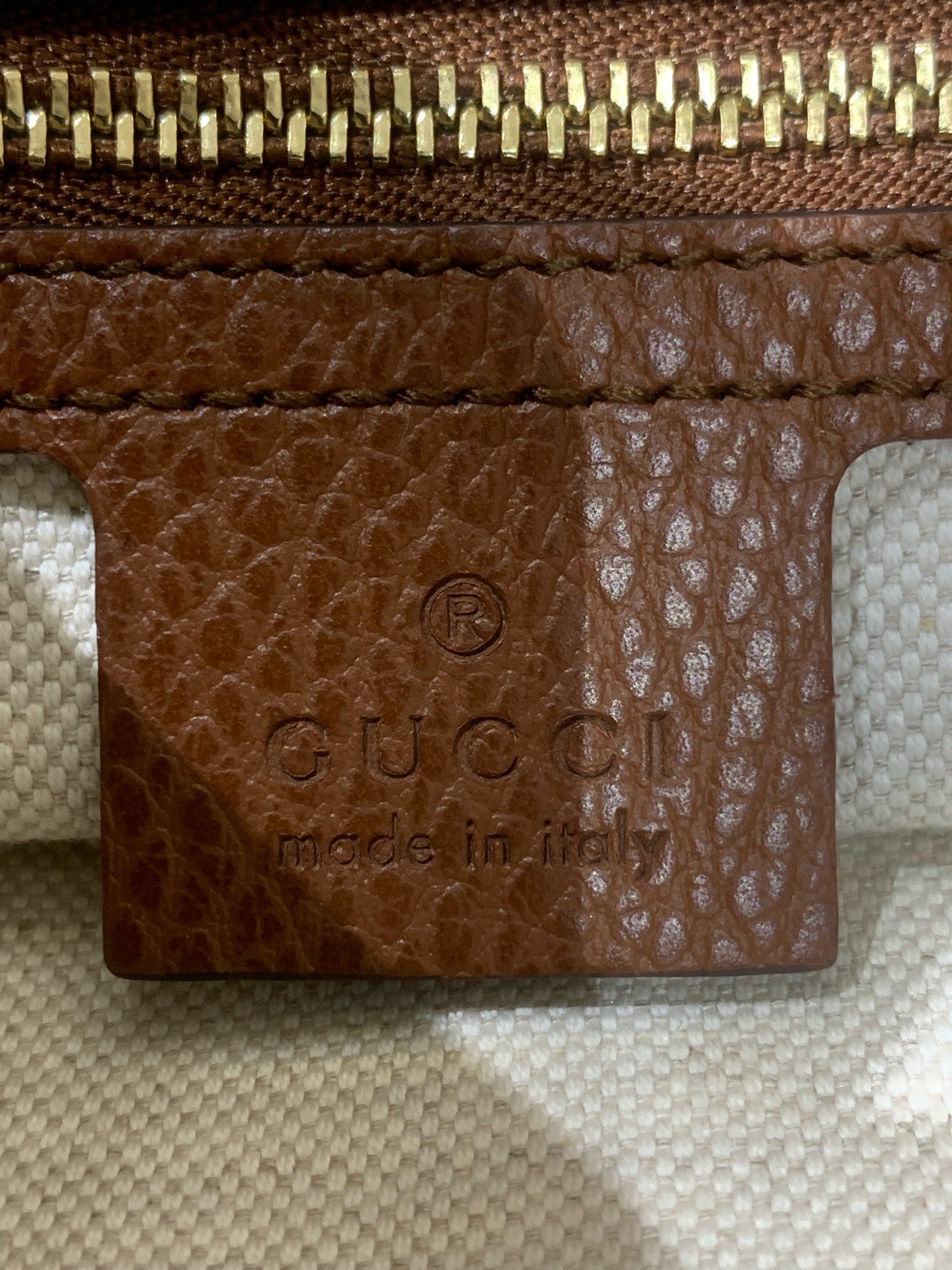 Gucci - Jackie 1961 - Denim and pebbled leather - Blue - (Small)