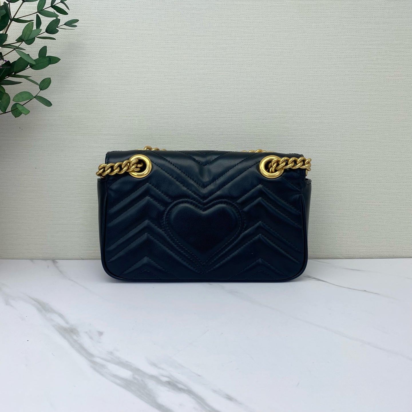 Gucci - GG Marmont Matelassé Mini Shoulder Bag - Cowhide leather - Black - (mini)