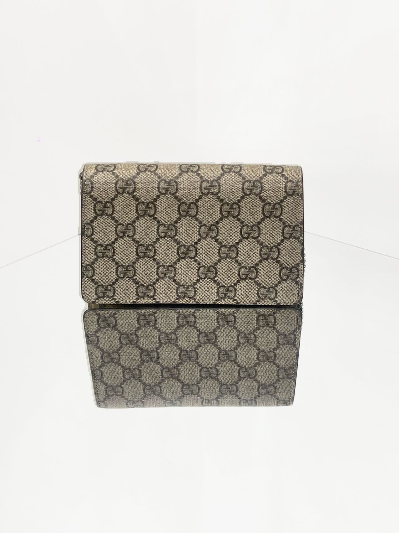 Gucci - Dionysus Mini - GG Supreme canvas with suede trim - Brown - (mini)