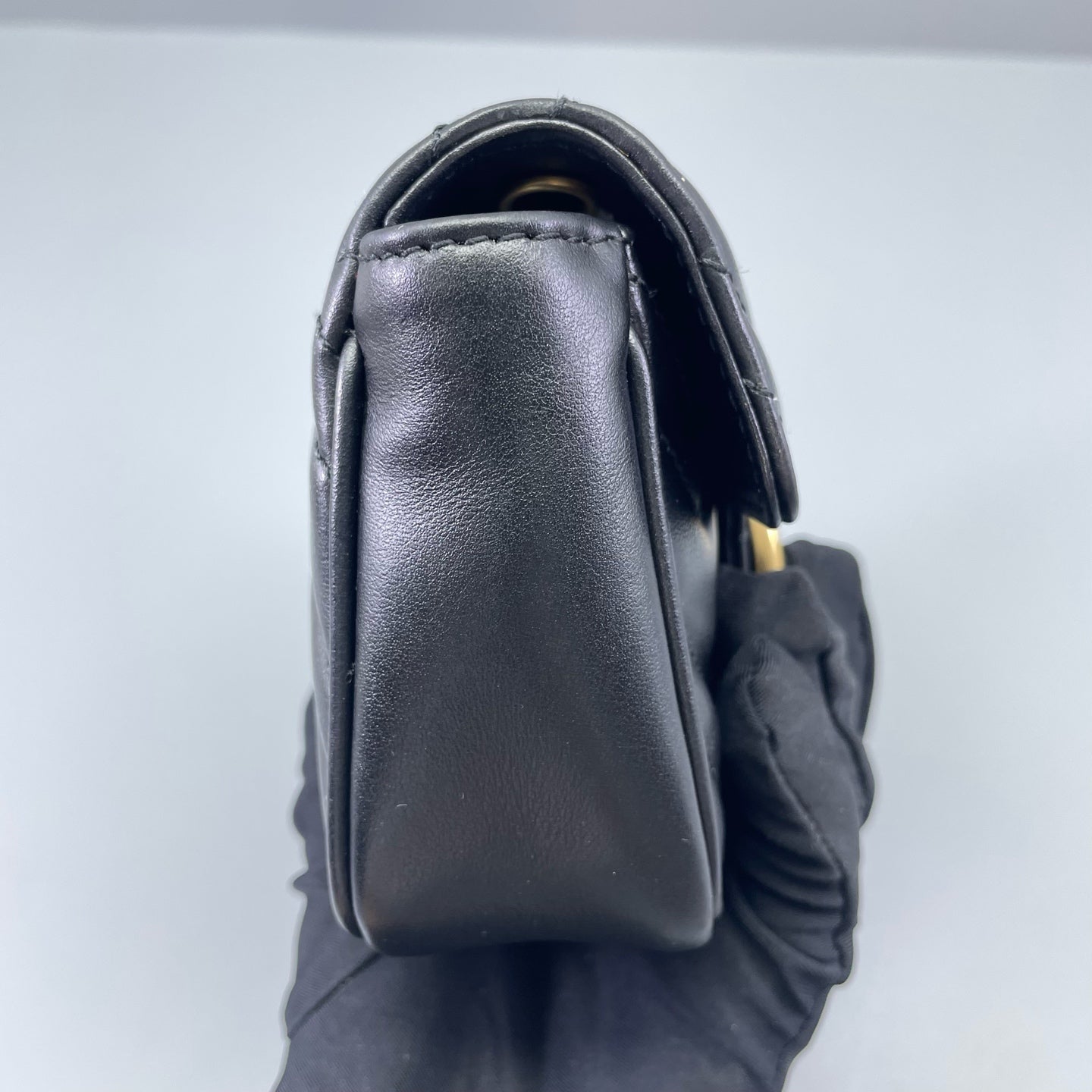 Gucci - Marmont Super Mini Bag - Leather - Black - (mini)