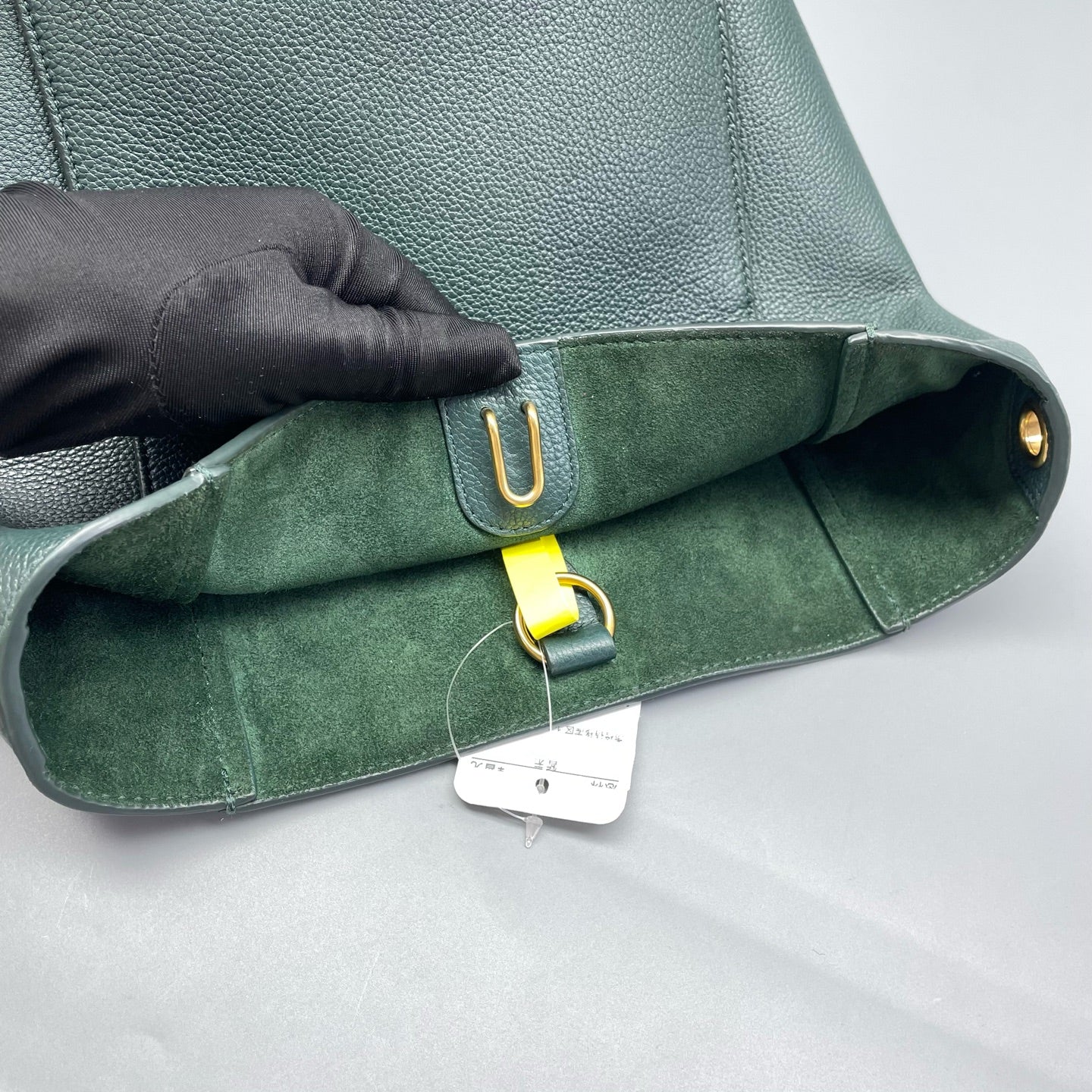 Celine - Small Bucket Bag - Leather - Green - (small)