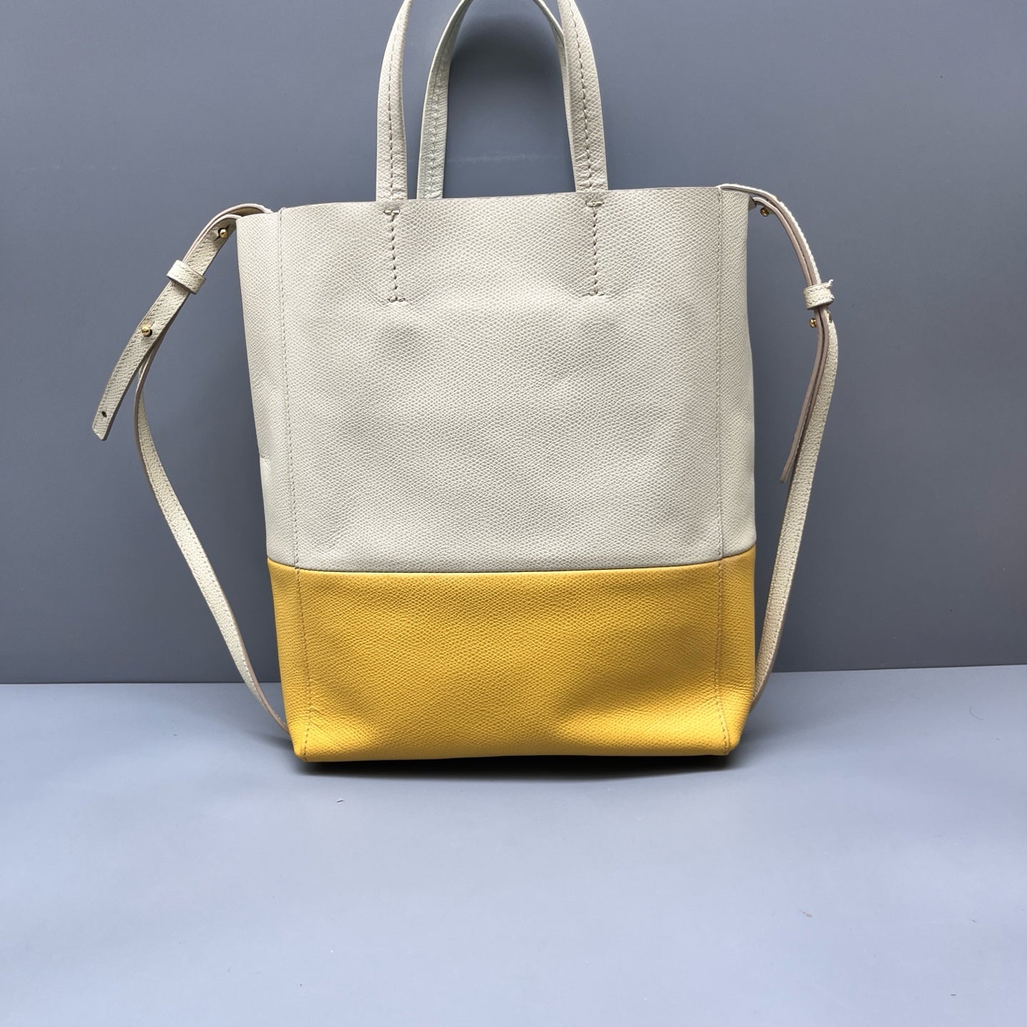 Celine - Cabas Vertical Colorblock - Leather - Multicolour - (medium)