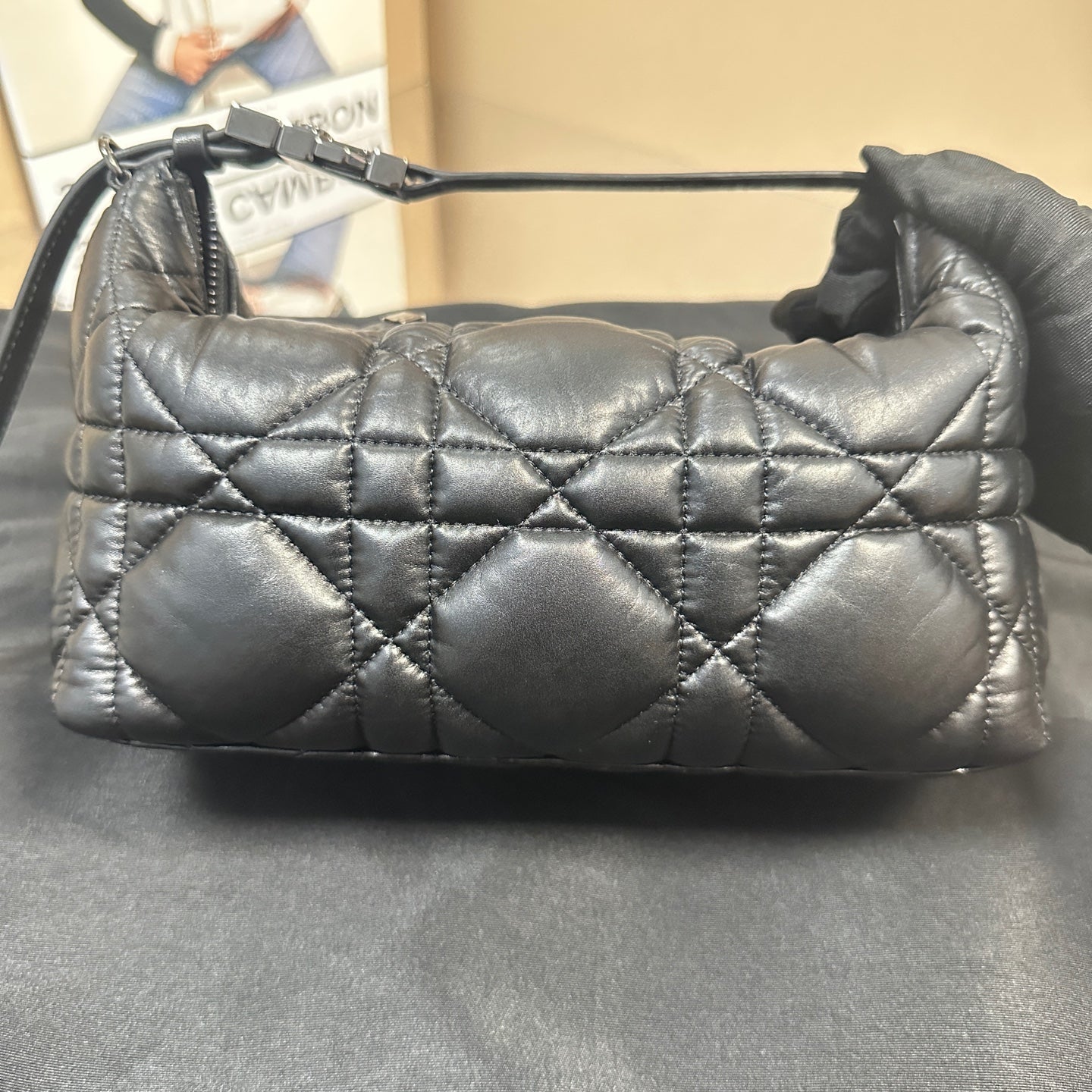 Dior - Lunchbox Bag - Calf leather - Black - (Small)