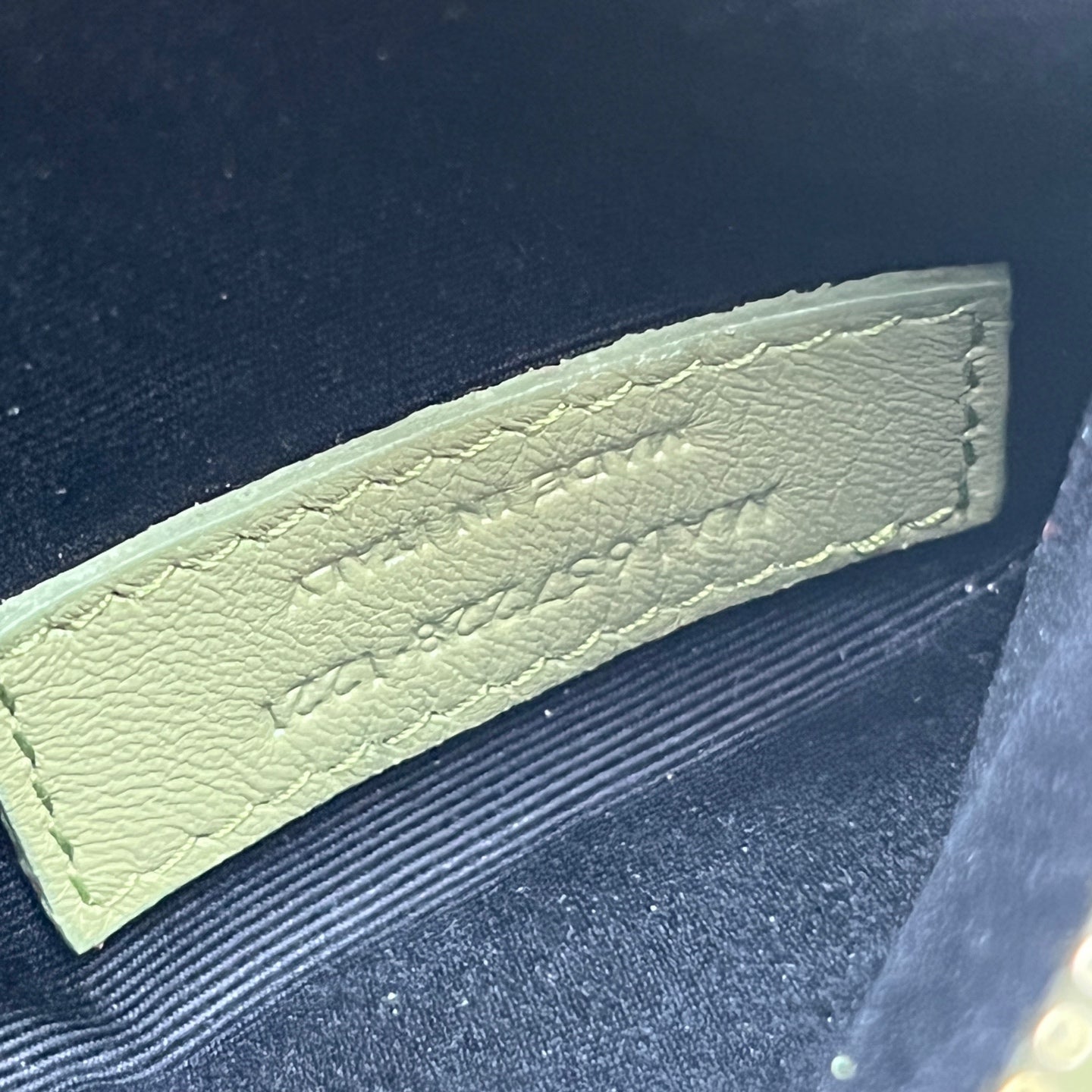 Saint Laurent - Hopo Shoulder Bag - Leather - Green - (mini)