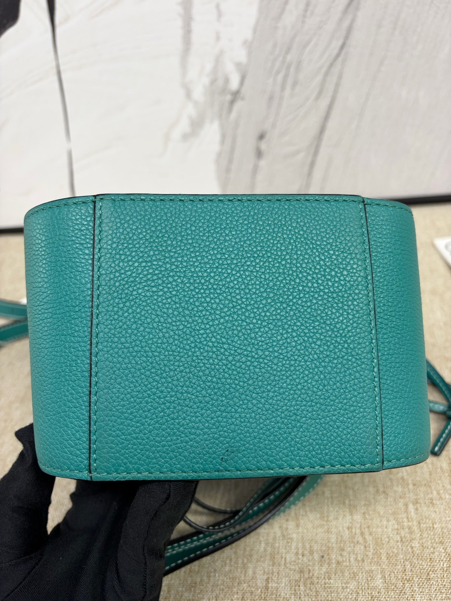 Loewe - Mini Hammock Bag - Grained calfskin leather - Green - (mini)