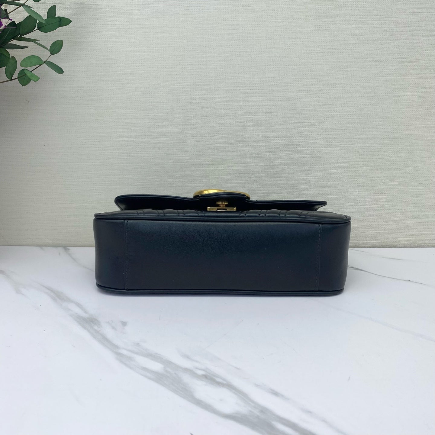 Gucci - GG Marmont Matelassé Mini Shoulder Bag - Cowhide leather - Black - (mini)