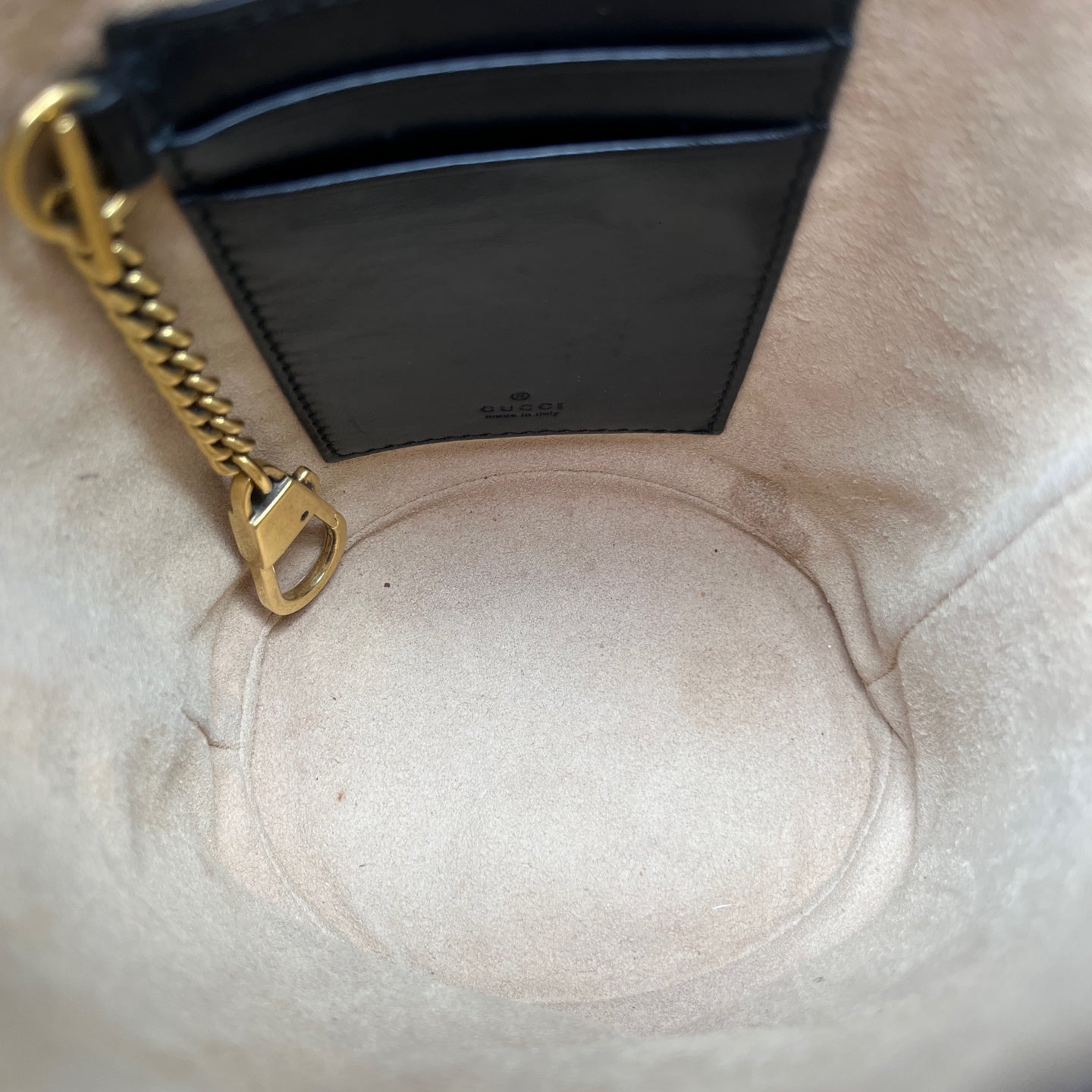 Gucci - Marmont Mini Bucket Bag - Leather - Black - (mini)