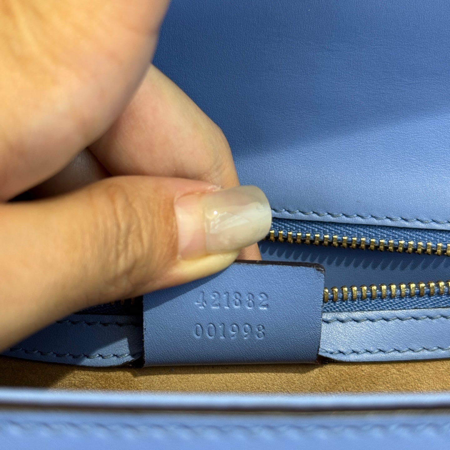 Gucci - Sylvie - Leather - Blue - (medium)