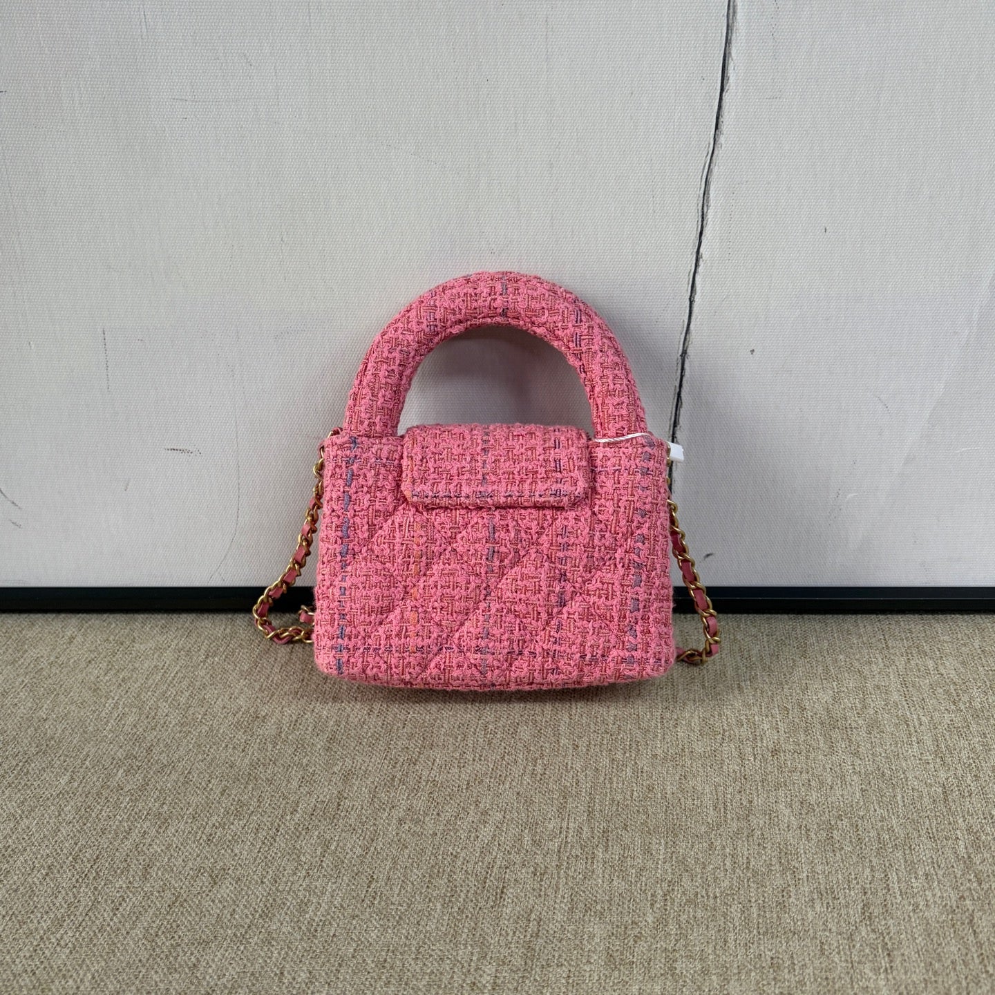 Chanel - Mini Kelly - Tweed - Pink - (mini)