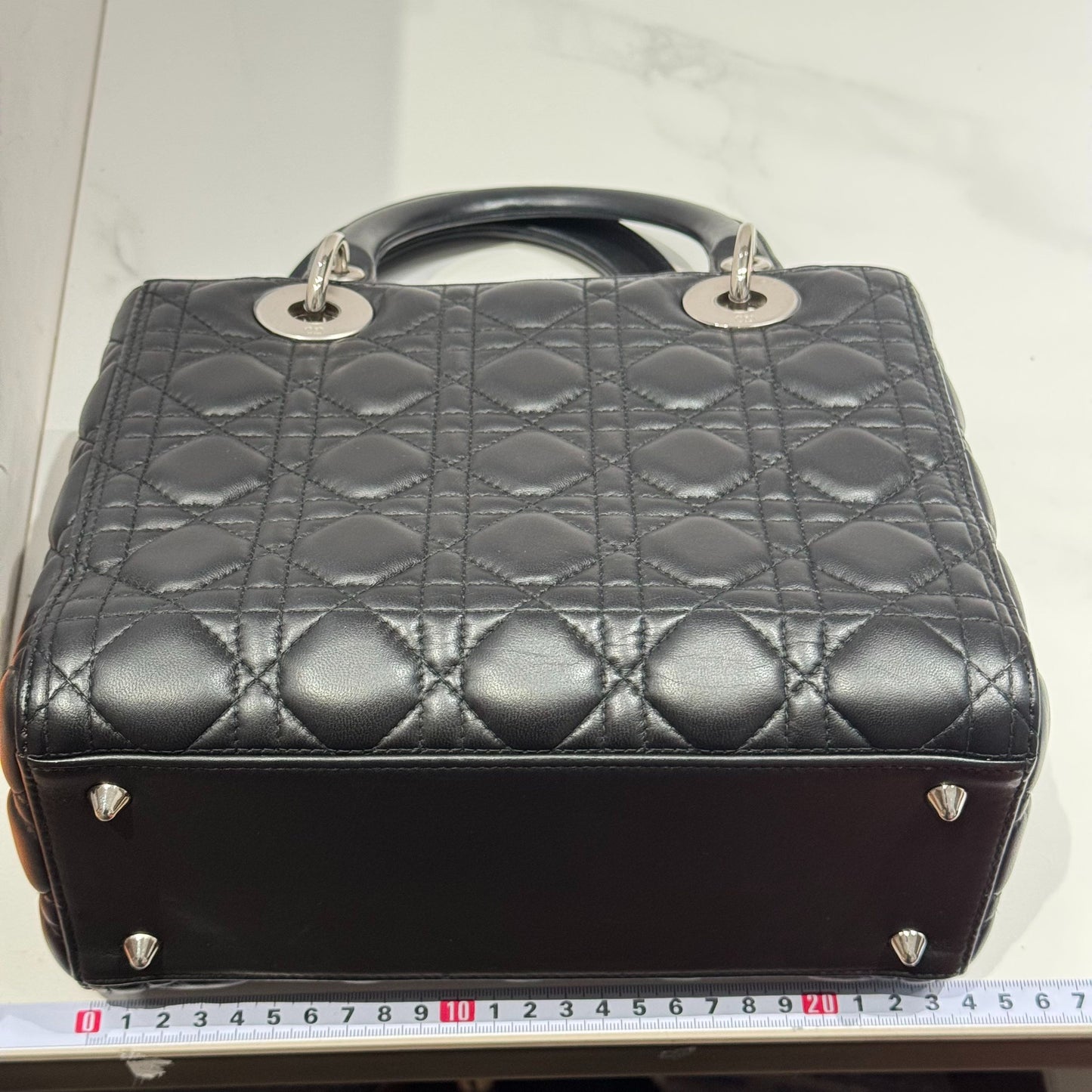 Dior - Lady Dior (Medium) - Lambskin leather - Black - (Medium)