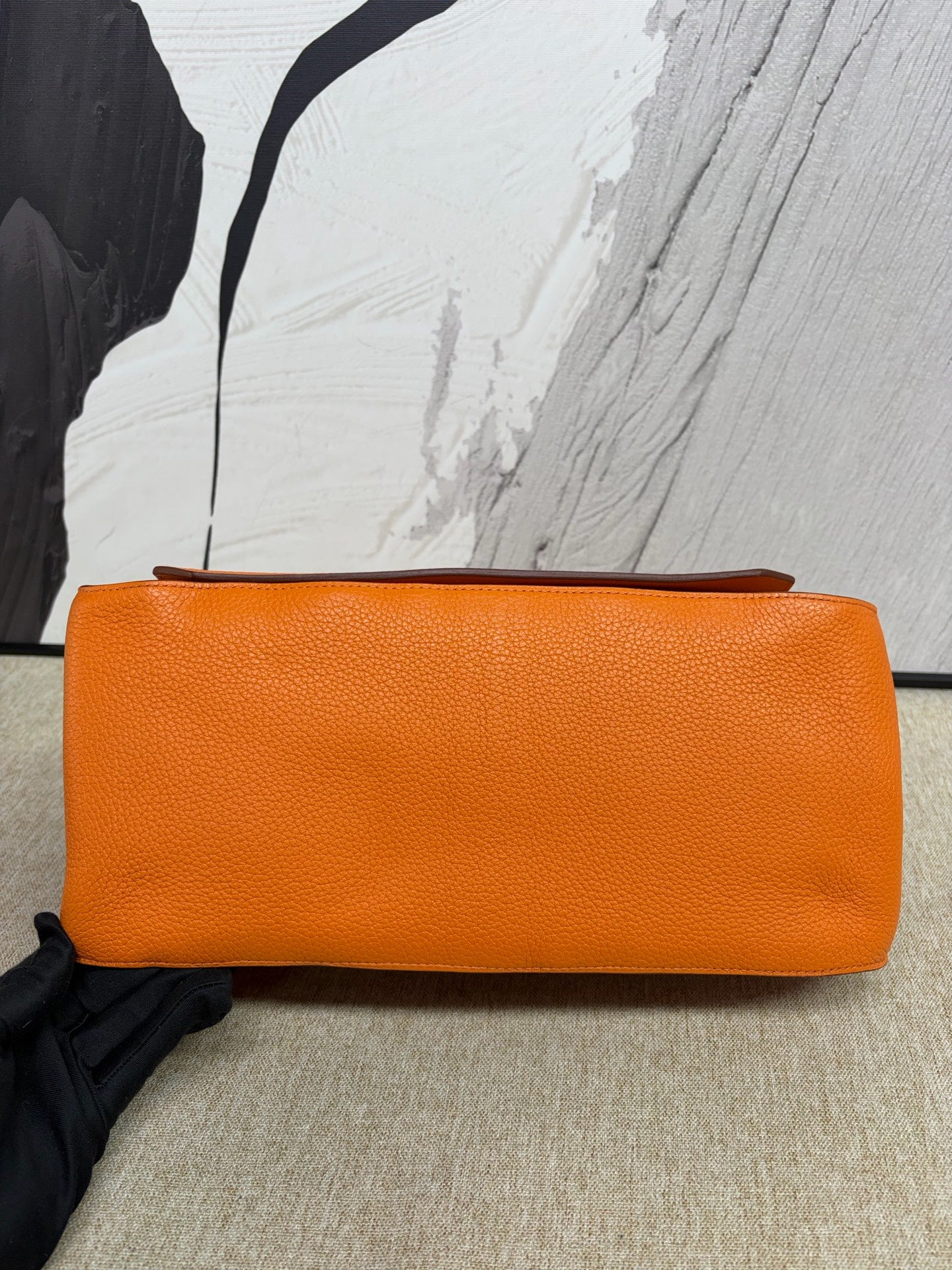 Hermès - Jypsiere 34 - Taurillon Clemence leather - Orange - (Large)