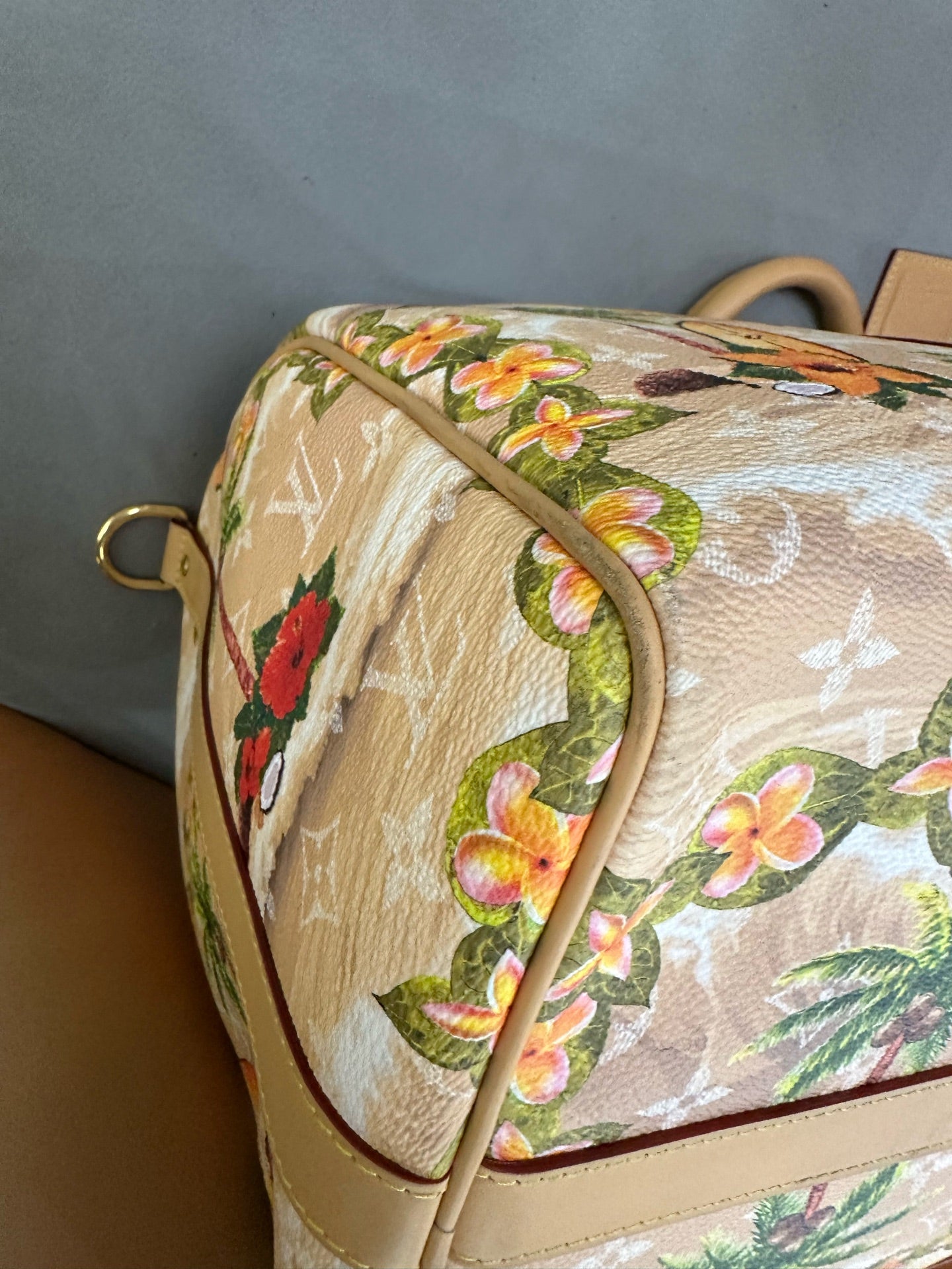 Louis Vuitton - Keepall 50 Blossom Floral SS24 Limited Edition - Coated canvas with Vachetta leather trim - Multicolour - (Large)