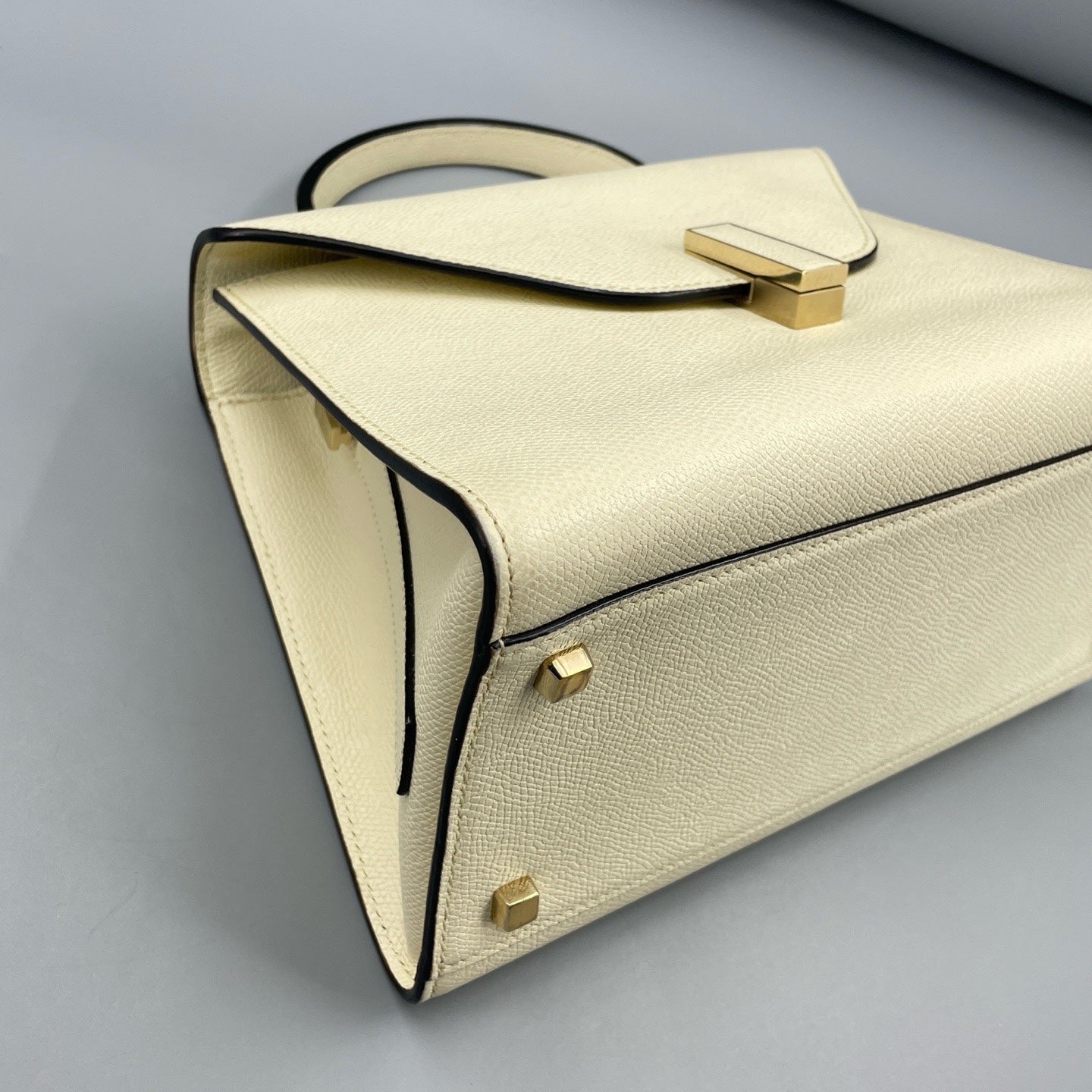 Valextra - Iside - Grained calfskin leather - White - (medium)