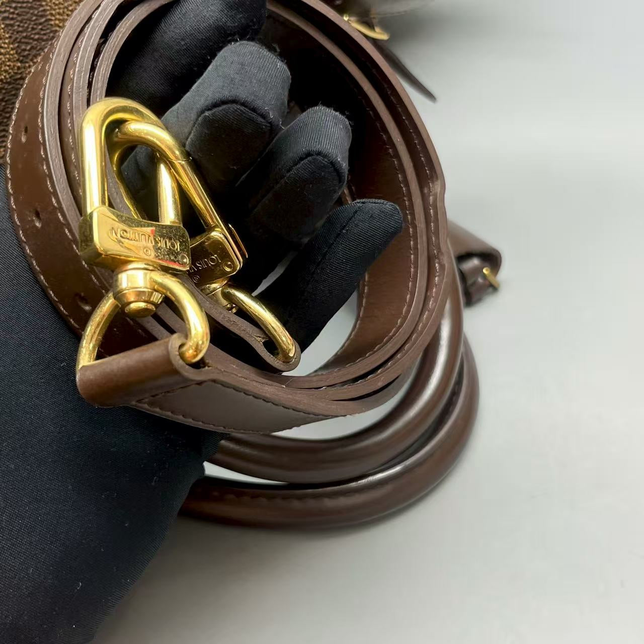 Louis Vuitton - Keepall 55 - Coated canvas with leather trim - Brown - (Large)