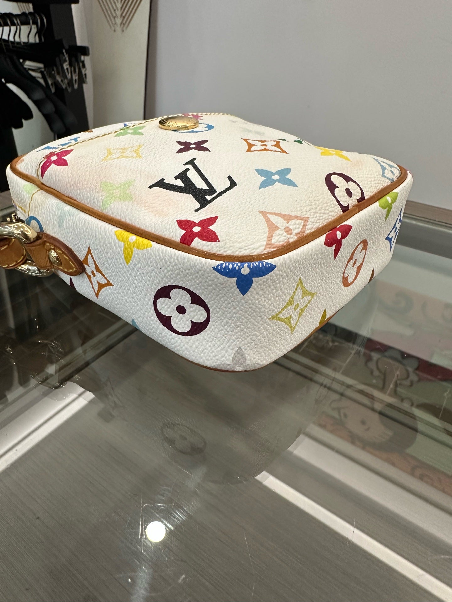 Louis Vuitton - Monogram Multicolore Mini Camera Bag - Monogram canvas and Vachetta leather - White - (mini)