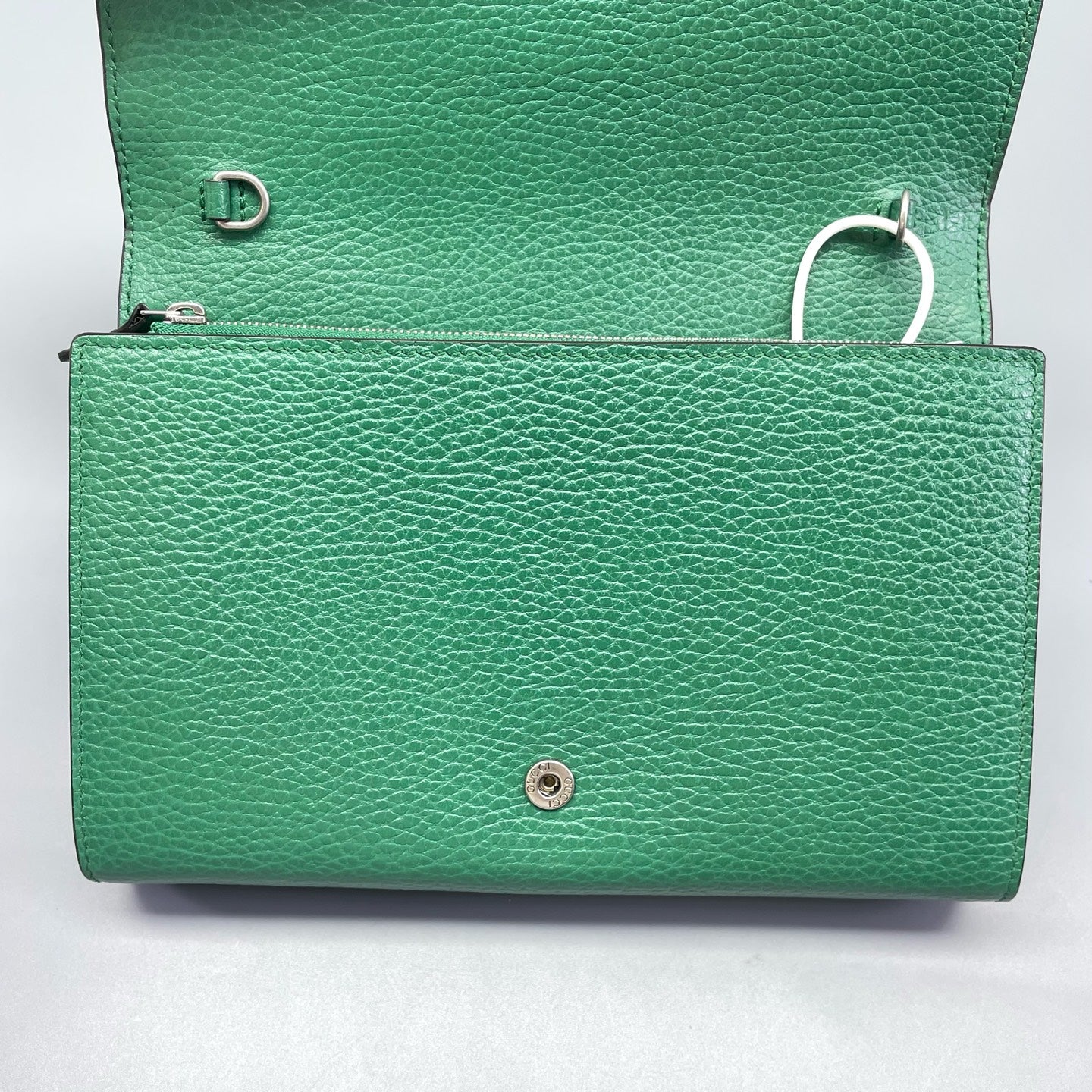 Gucci - Dionysus Wallet on Chain (WOC) - Pebbled leather - Green - (mini)