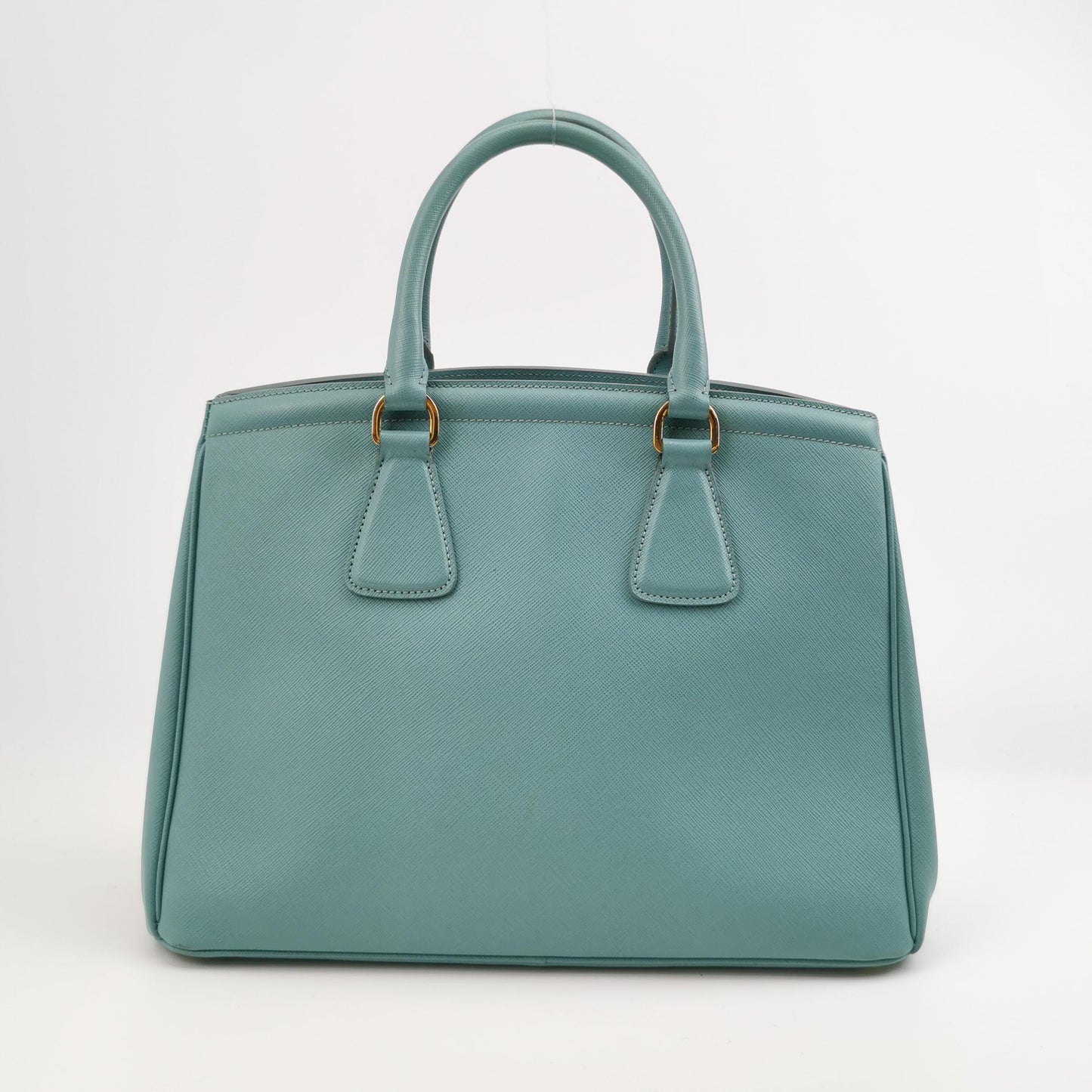Prada - BN1801 Saffiano Lux Tote - Saffiano leather - Blue - (medium)