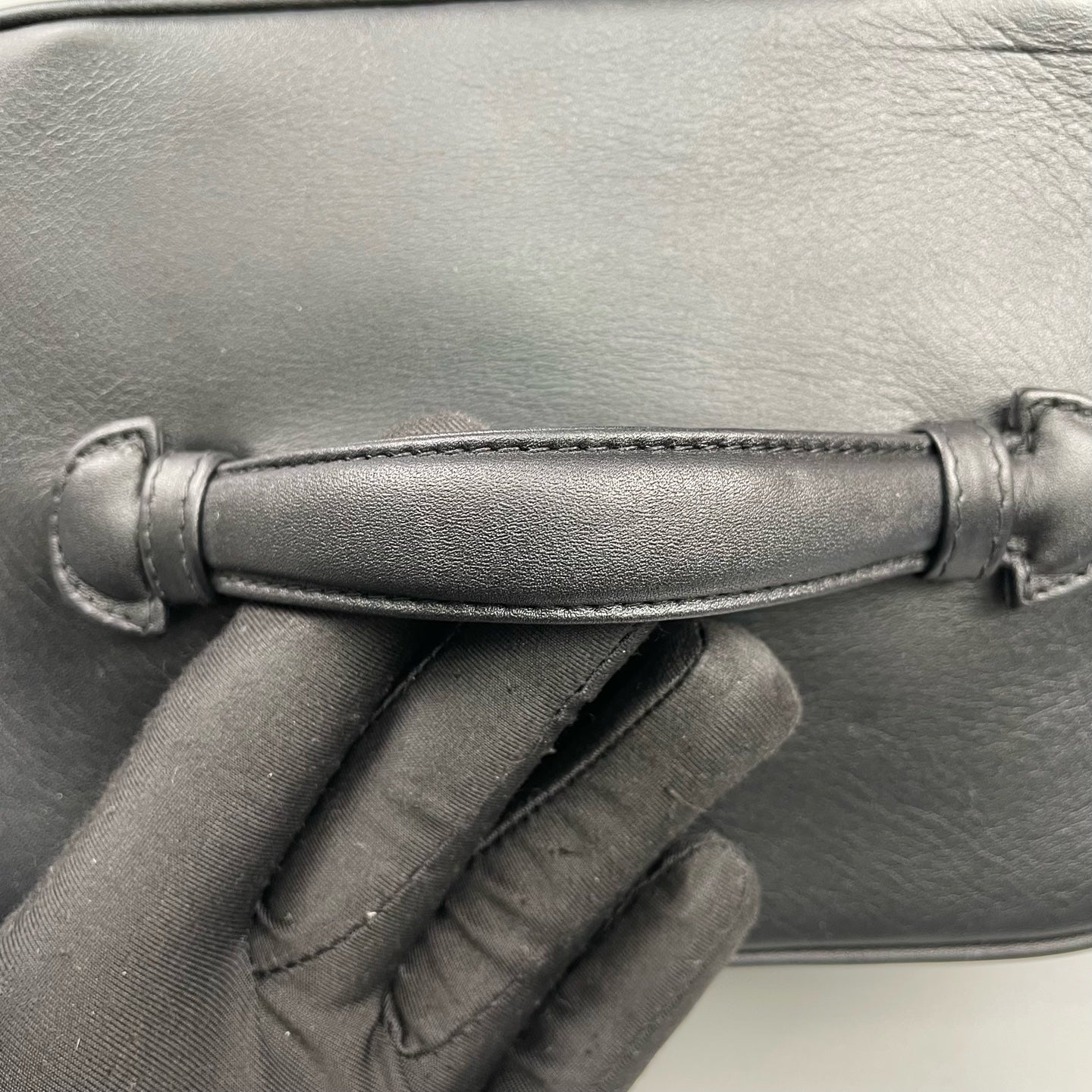 Chanel - Vintage Handheld Makeup Box - Lambskin leather - Black - (small)