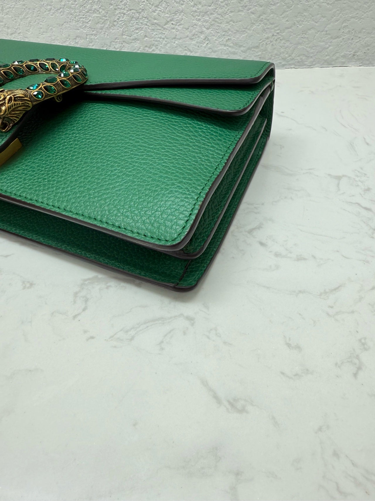Gucci - Dionysus - Pebbled leather - Green - (medium)