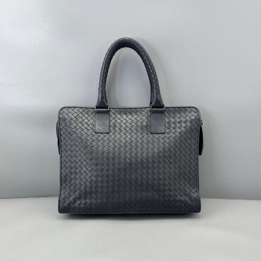 Bottega Veneta - Intrecciato Briefcase - Leather - Grey - (Large)