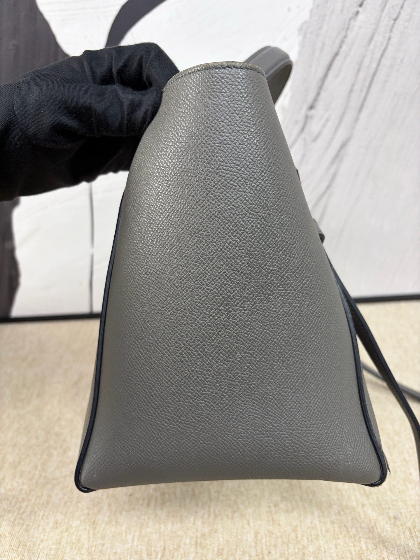 Celine - Belt Bag - Grained Calfskin Leather - Grey - (Large)