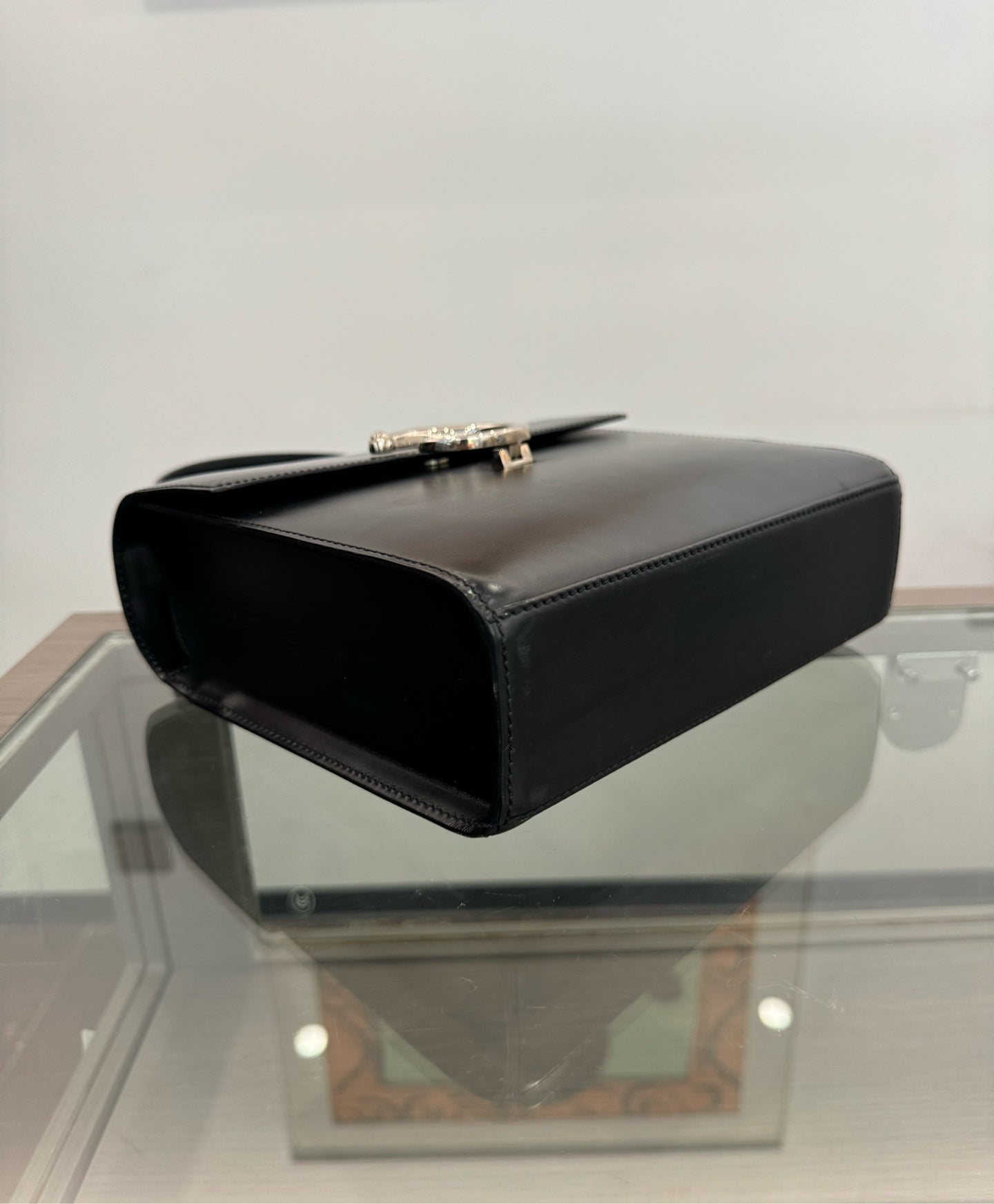 Cartier - Panthère Top Handle Bag - Leather - Black - (small)