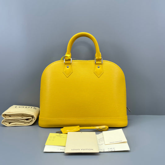 Louis Vuitton - Alma MM - Epi Leather - Yellow - (medium)