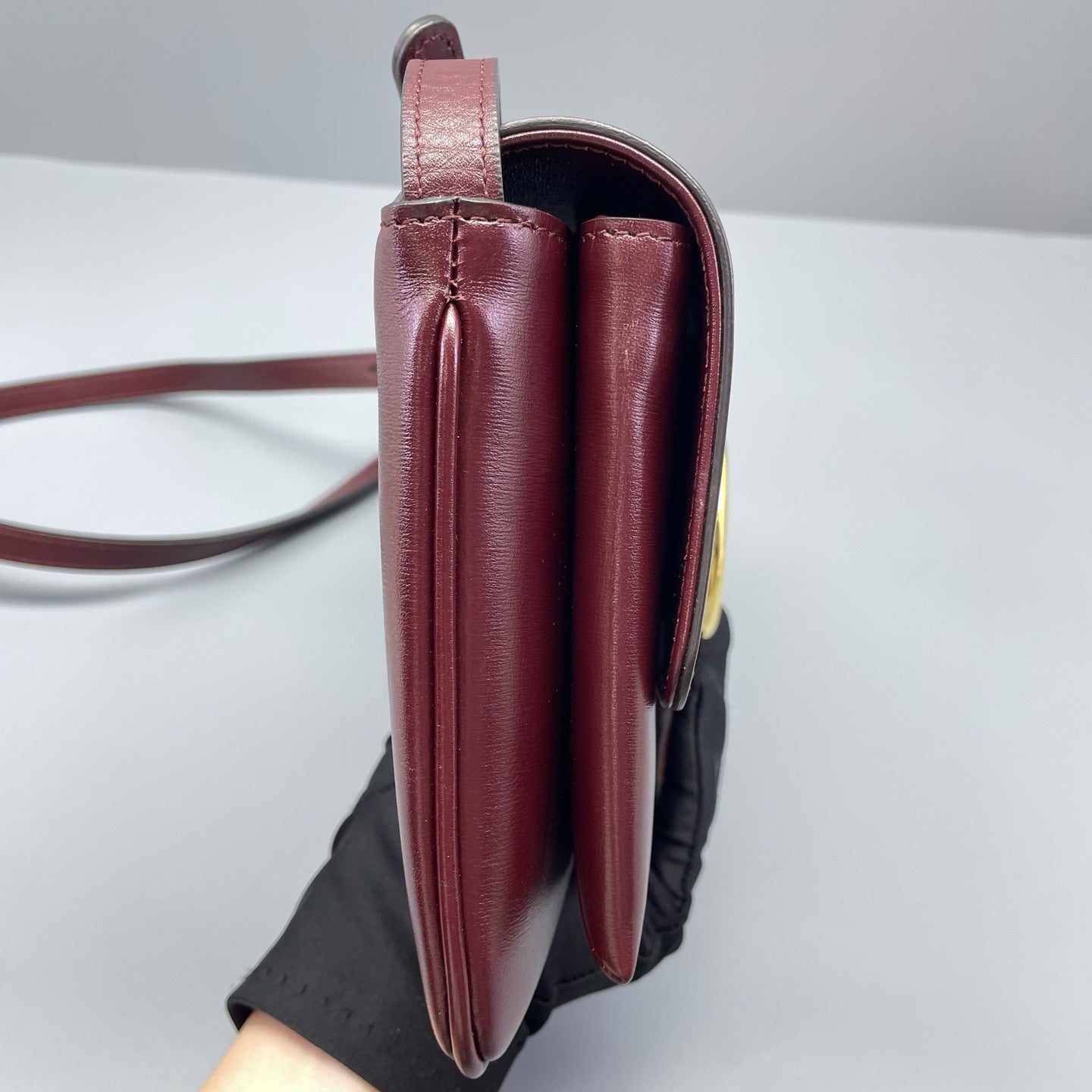 Gucci - Arli - Smooth leather - Burgundy - (small)