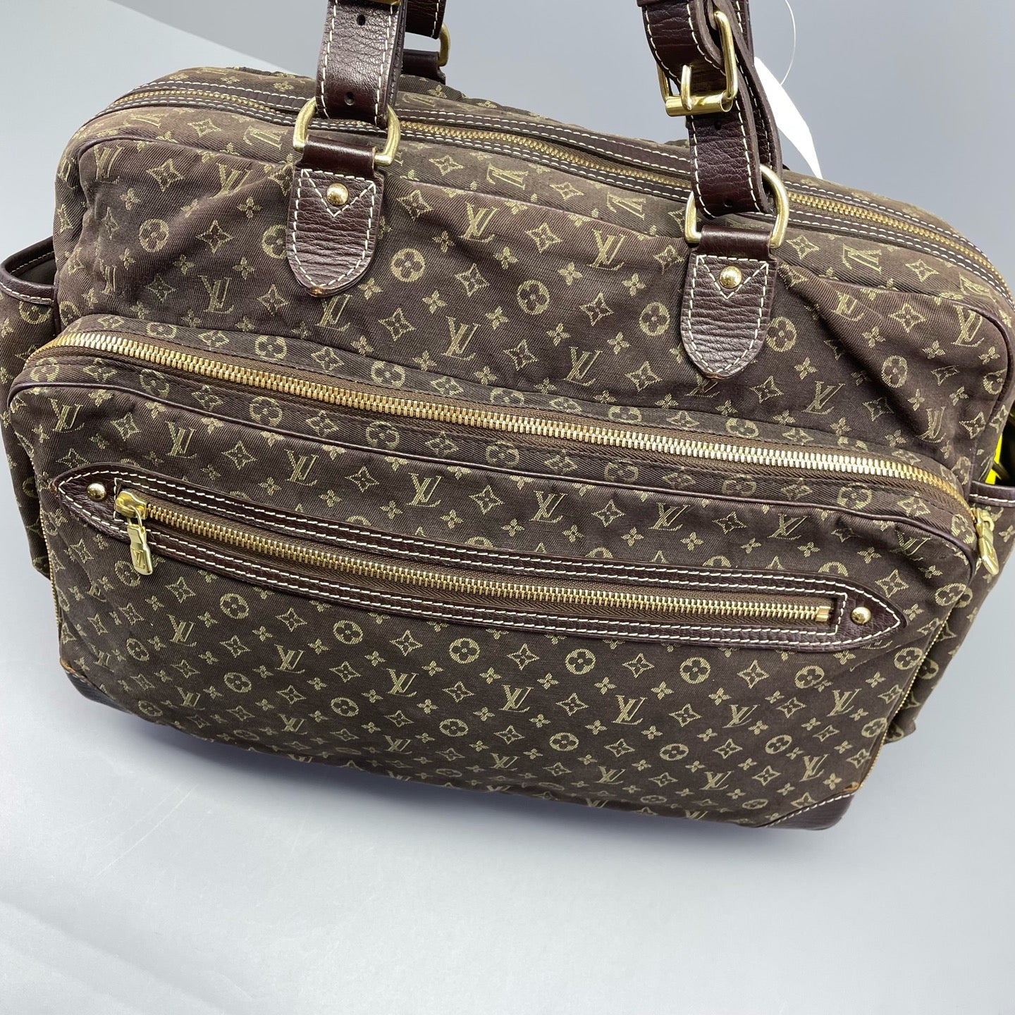 Louis Vuitton - Monogram Denim Messenger Bag - Denim and Leather - Brown - (Large)