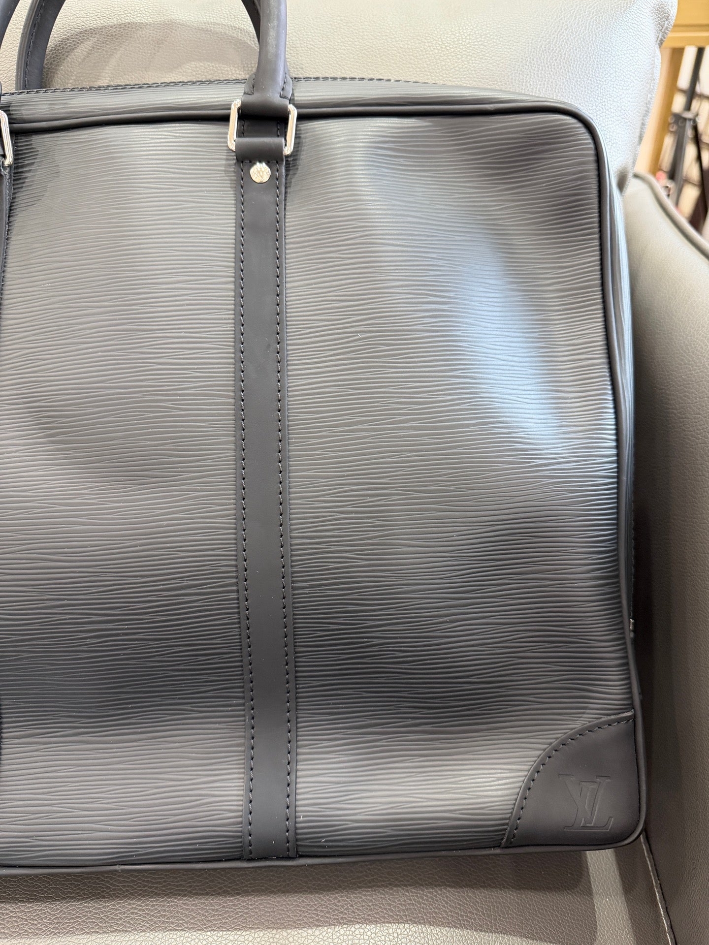 Louis Vuitton - Porte-Documents Voyage Briefcase - Epi leather - Black - (large)