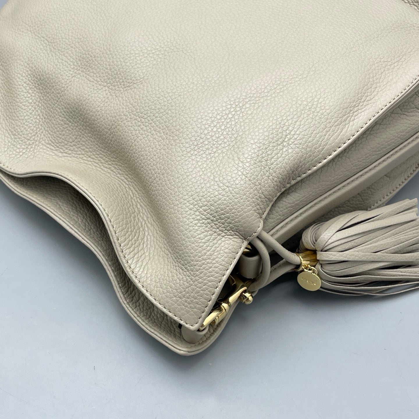 Loewe - Flamenco - Pebbled leather - Light Grey - (medium)