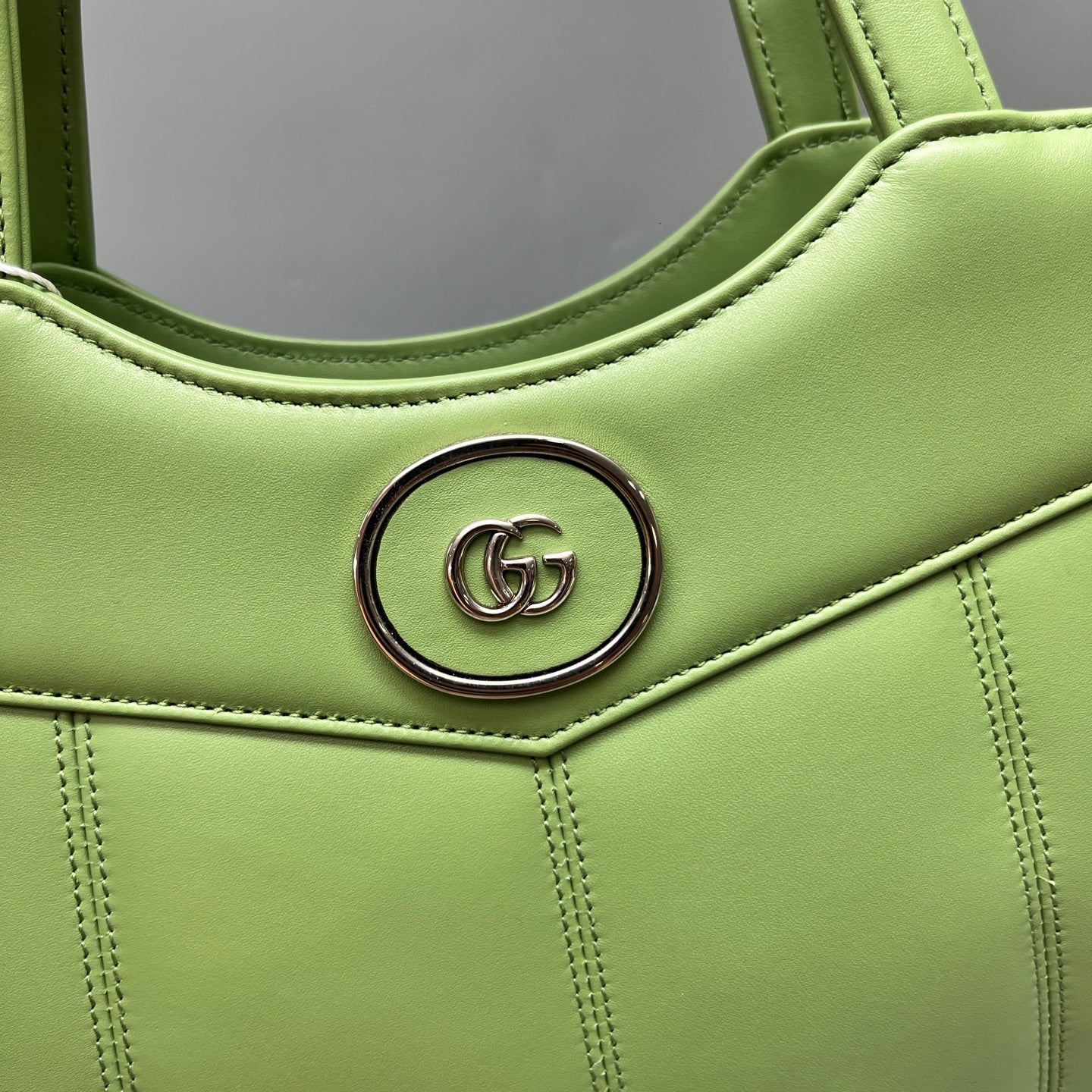 Gucci - Petite Tote Bag - Leather - Light Green - (medium)