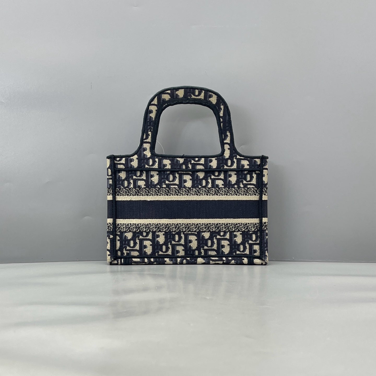 Dior - Book Tote Mini - Cloth - Blue - (mini)