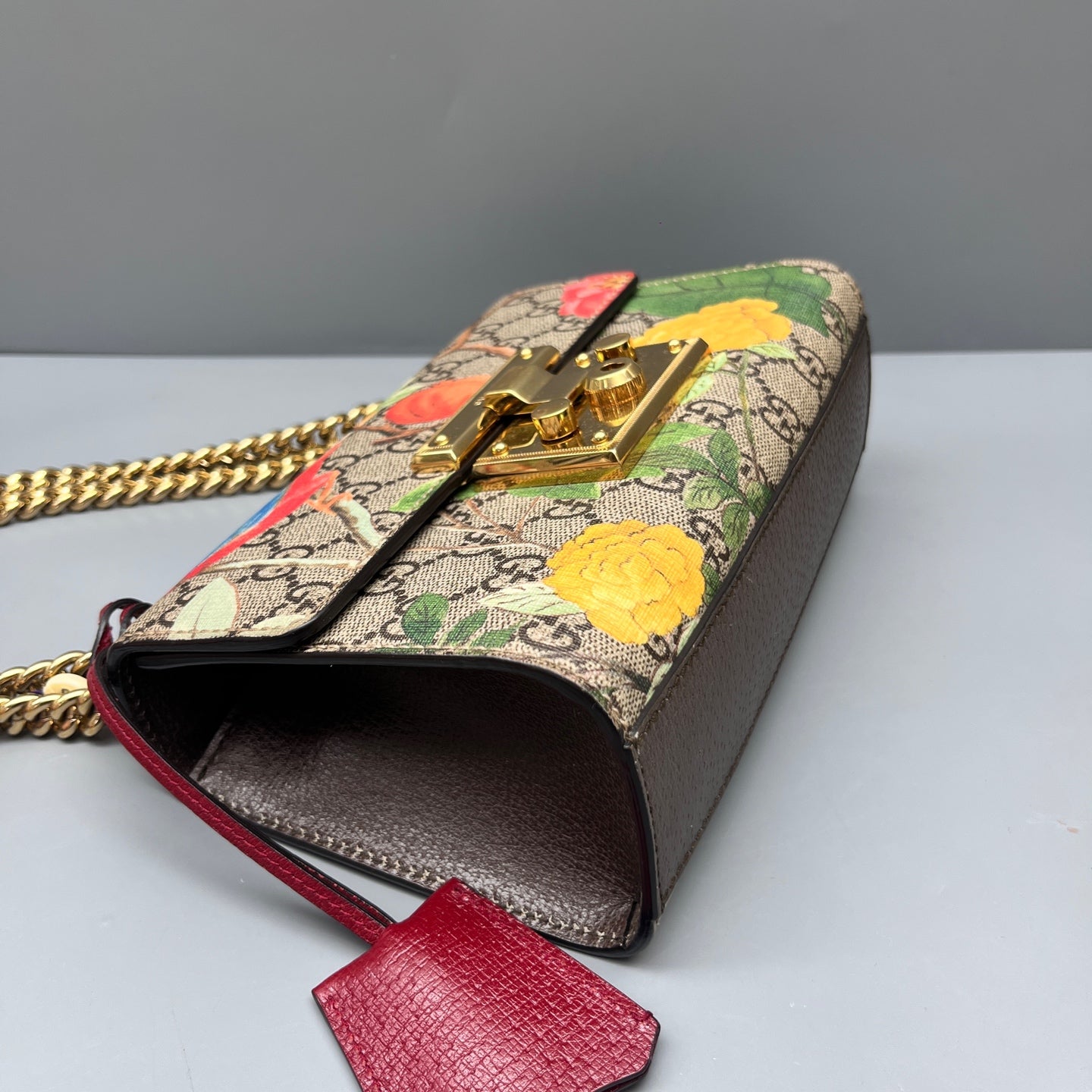 Gucci - Padlock GG Supreme Tian Shoulder Bag - GG Supreme canvas and Leather - Multicolour - (mini)