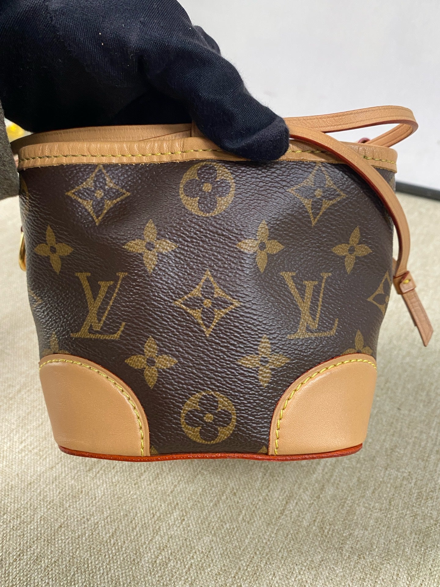 Louis Vuitton - Nano Noe - Monogram coated canvas with Vachetta leather trim - Brown - (mini)