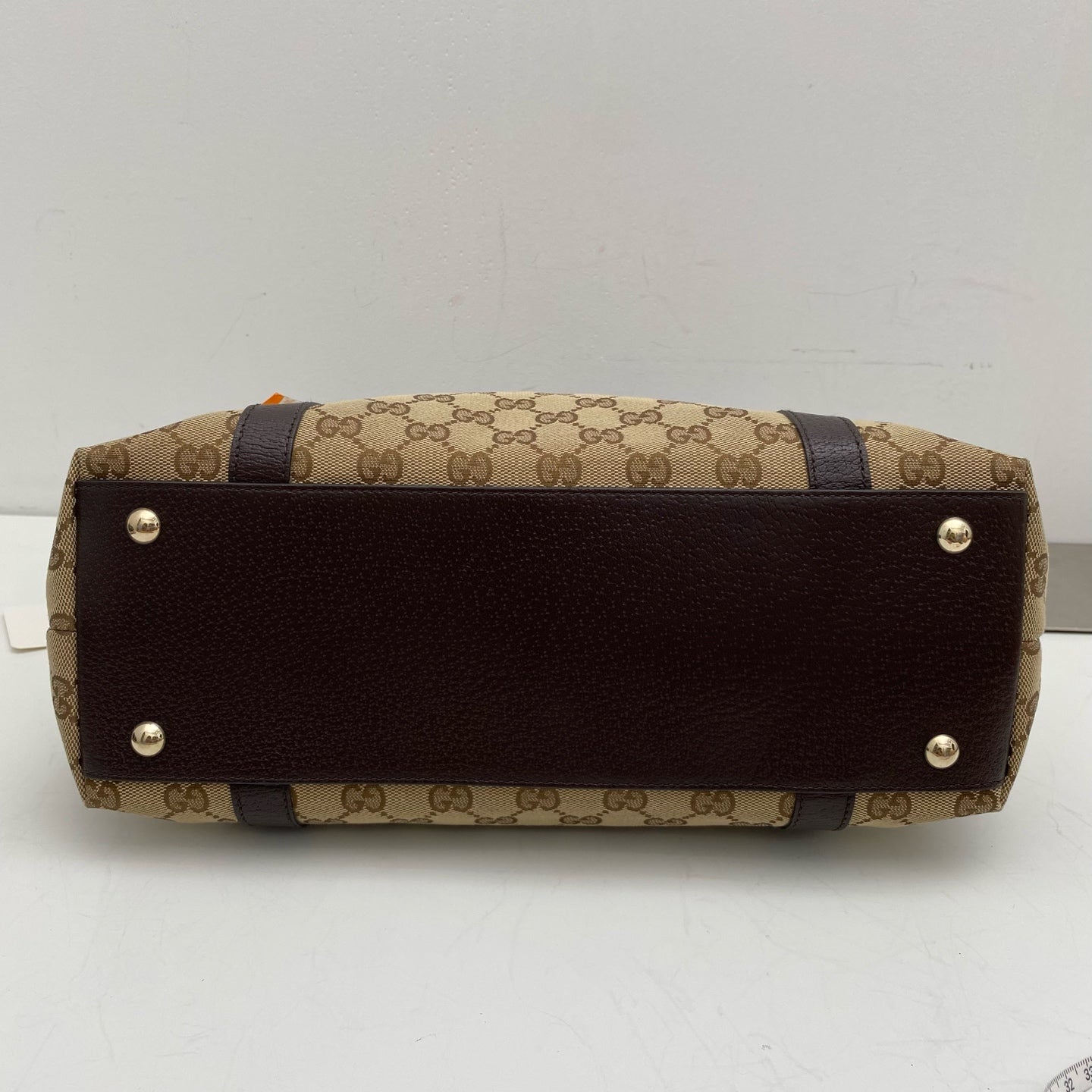 Gucci - GG Canvas Tote 002571803 - Canvas and Leather - Brown - (Medium)
