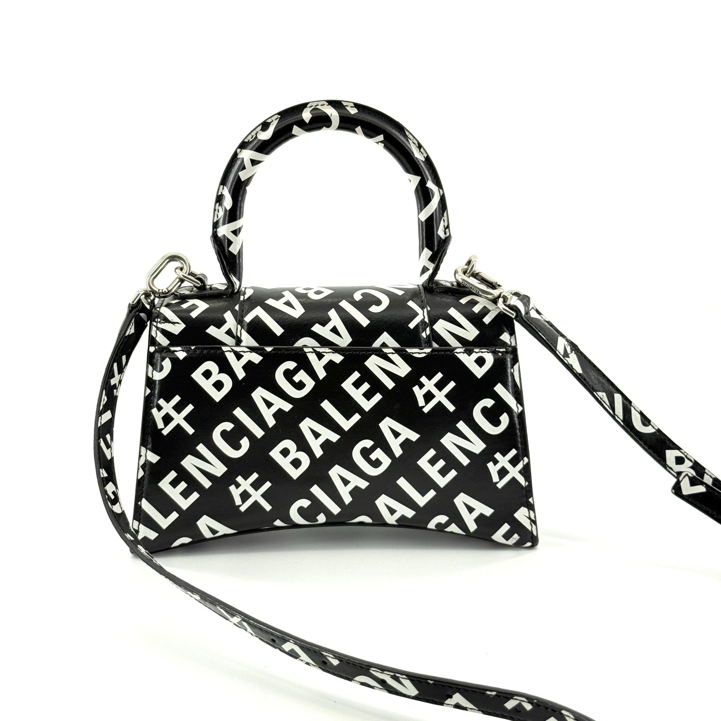 Balenciaga - Hourglass XS Year of the Ox Limited Edition - Leather - Black and White - (mini)