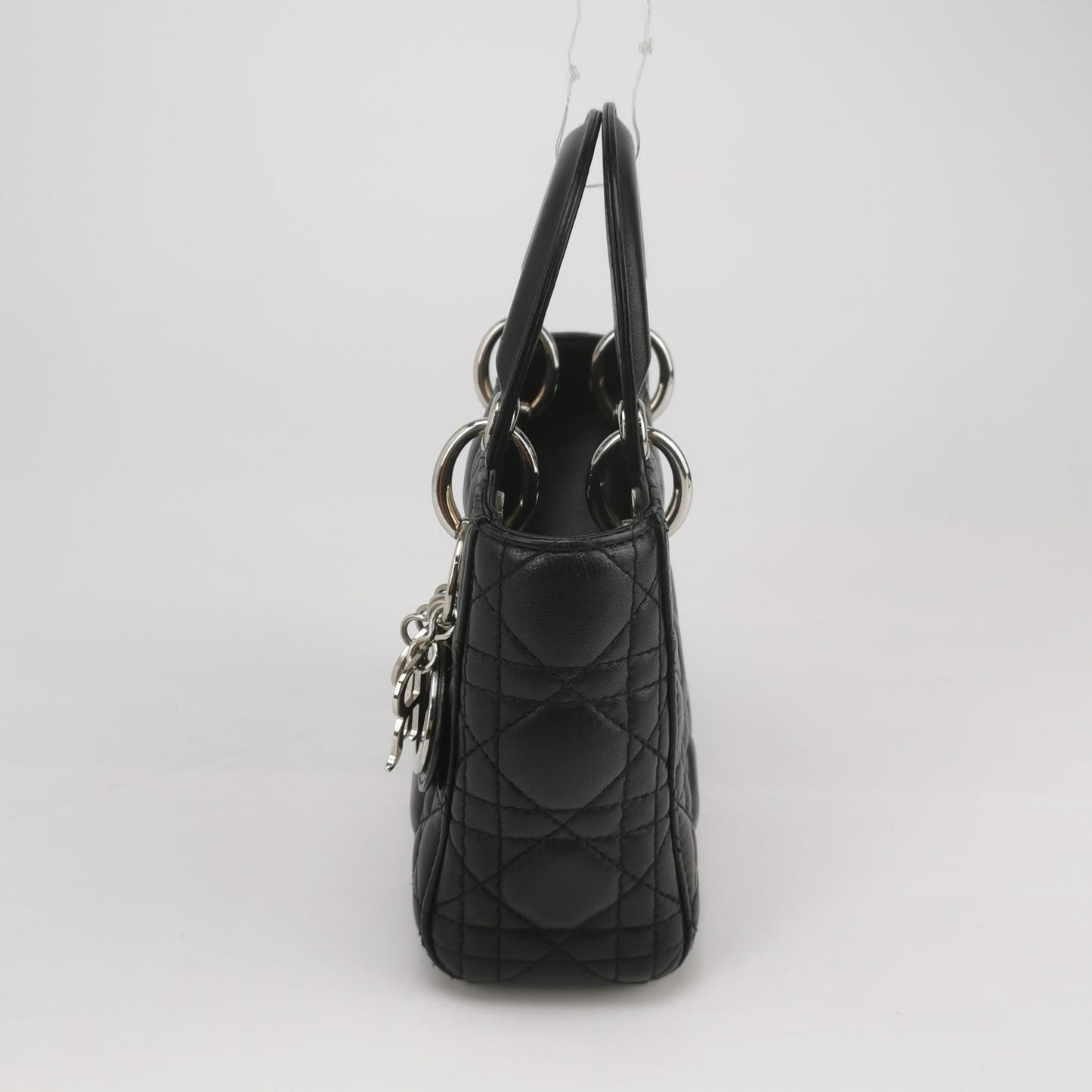Dior - Lady Dior Mini - Lambskin leather - Black - (mini)