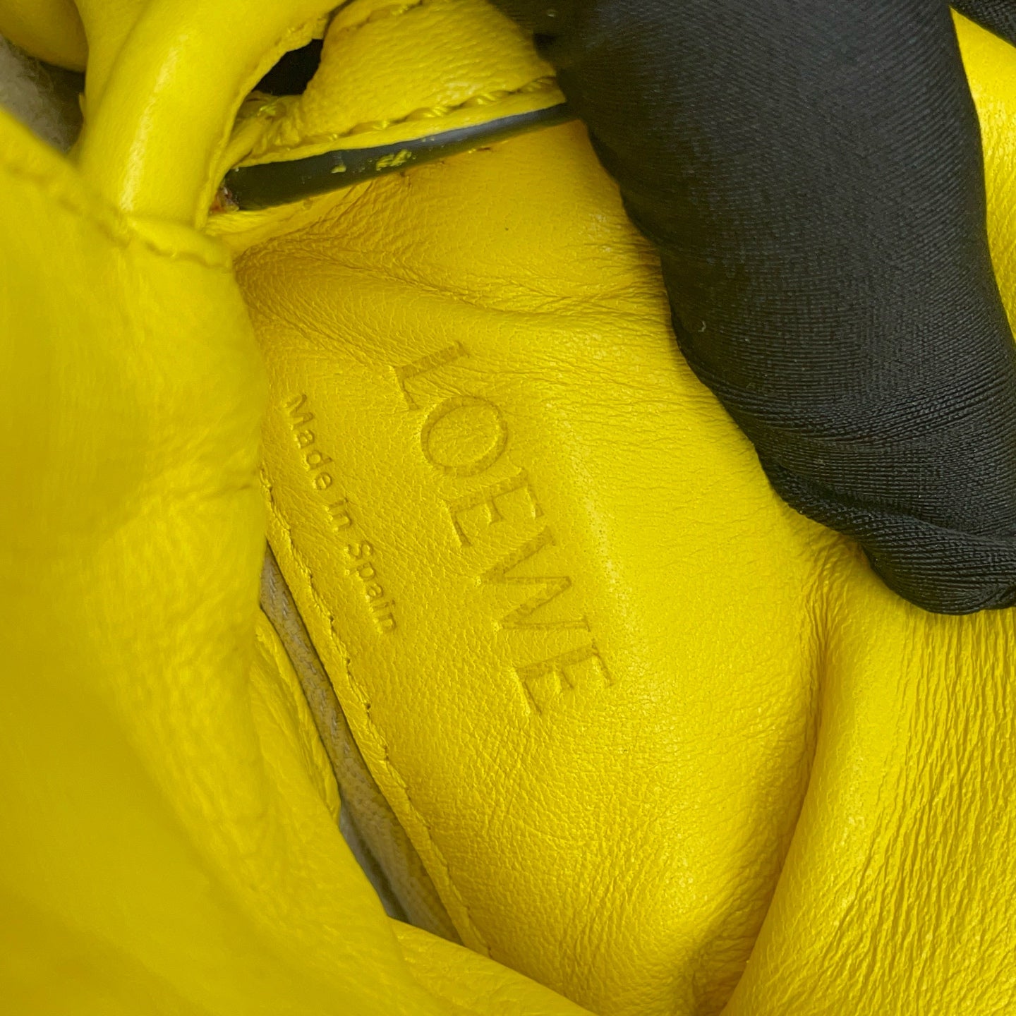Loewe - Flamenco Knot Mini Bag - Leather - Yellow - (mini)
