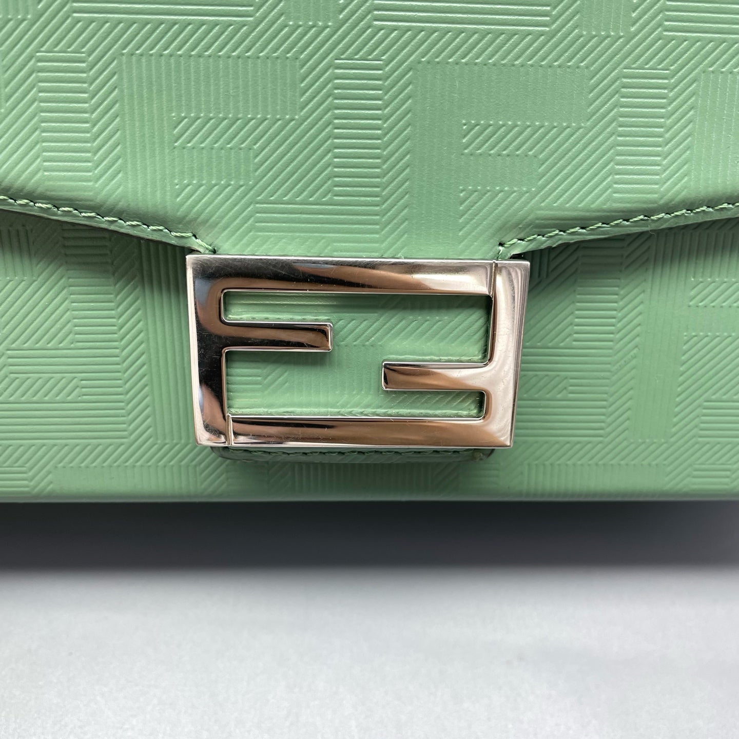 Fendi - Box Bag - Leather - Green - (mini)