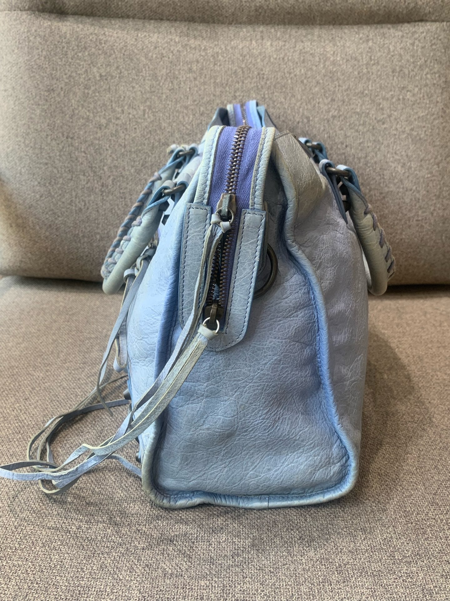 Balenciaga - Motorcycle Bag (City) - Leather - Blue - (medium)