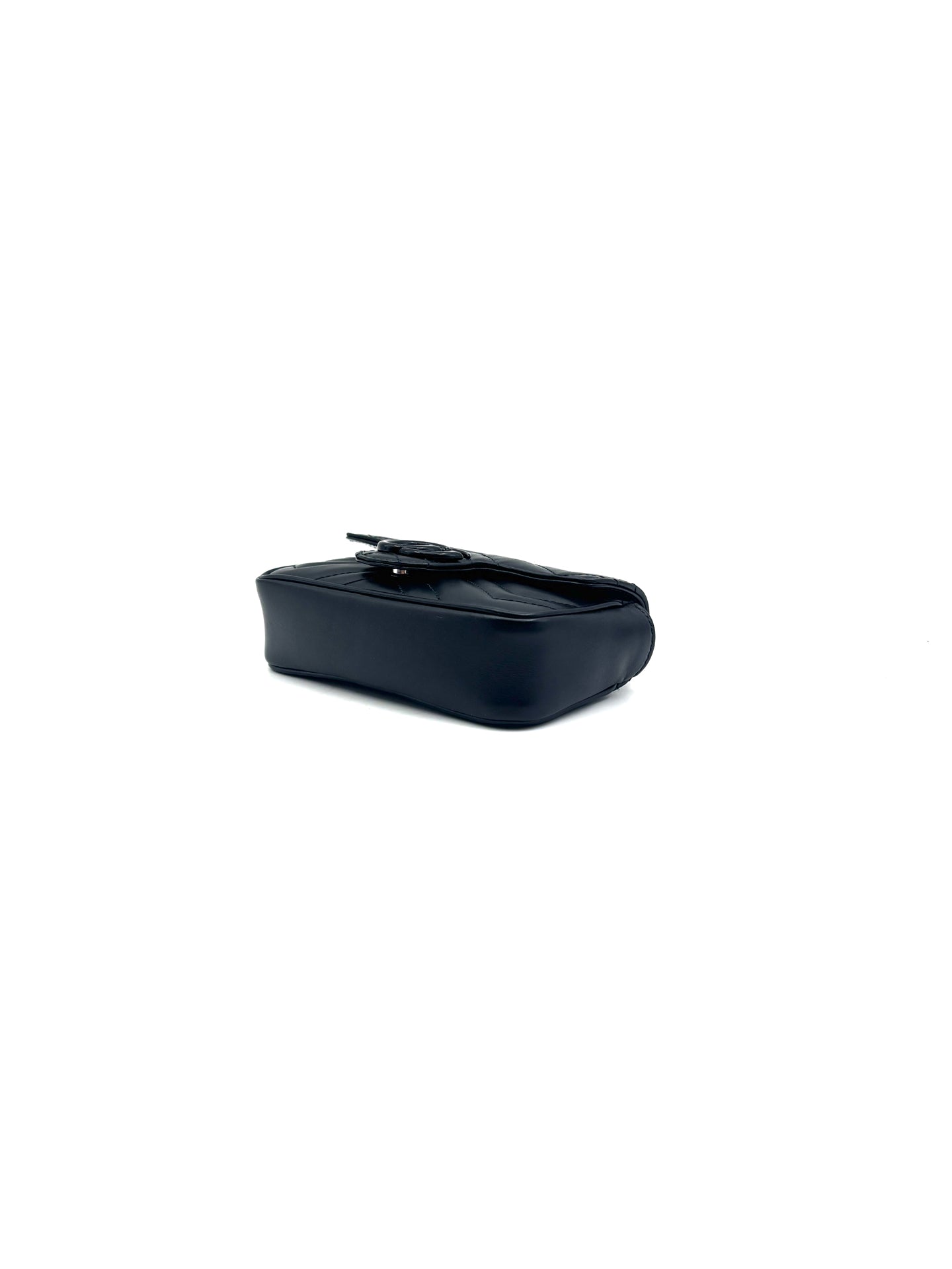 Gucci - GG Marmont So Black Mini - Leather - Black - (mini)