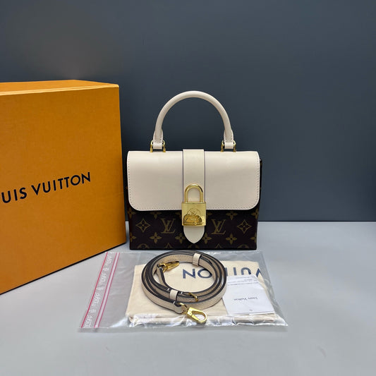 Louis Vuitton - Locky BB - Monogram coated canvas and cowhide leather - Brown and Cream - (mini)